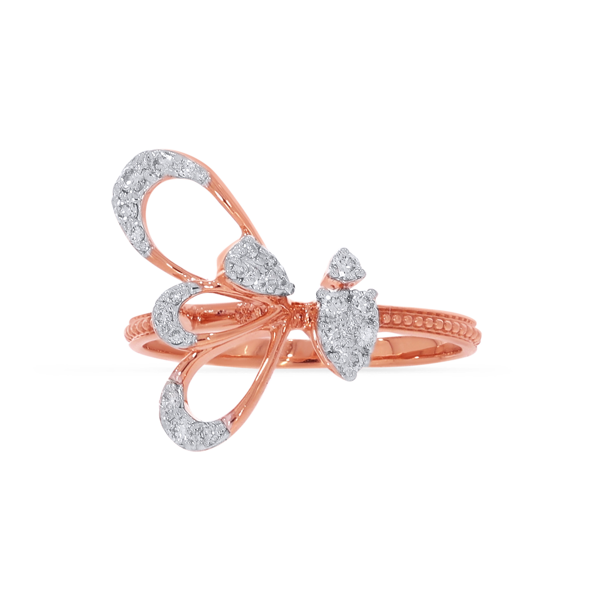 Poised Butterfly Diamond Ring - Senco Gold and Diamonds