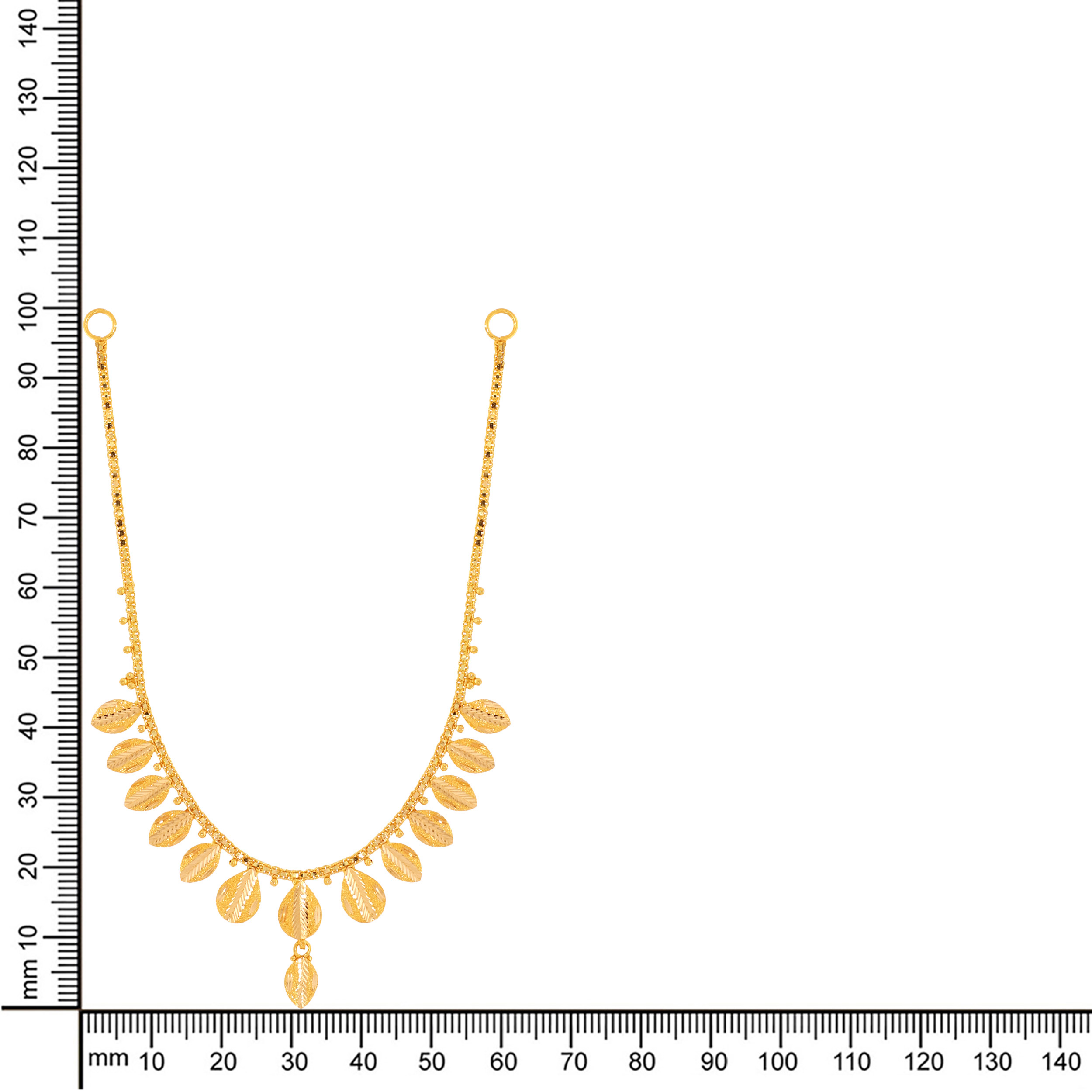 22K Yellow Gold Necklace-GN-D000709930 - Senco Gold and Diamonds