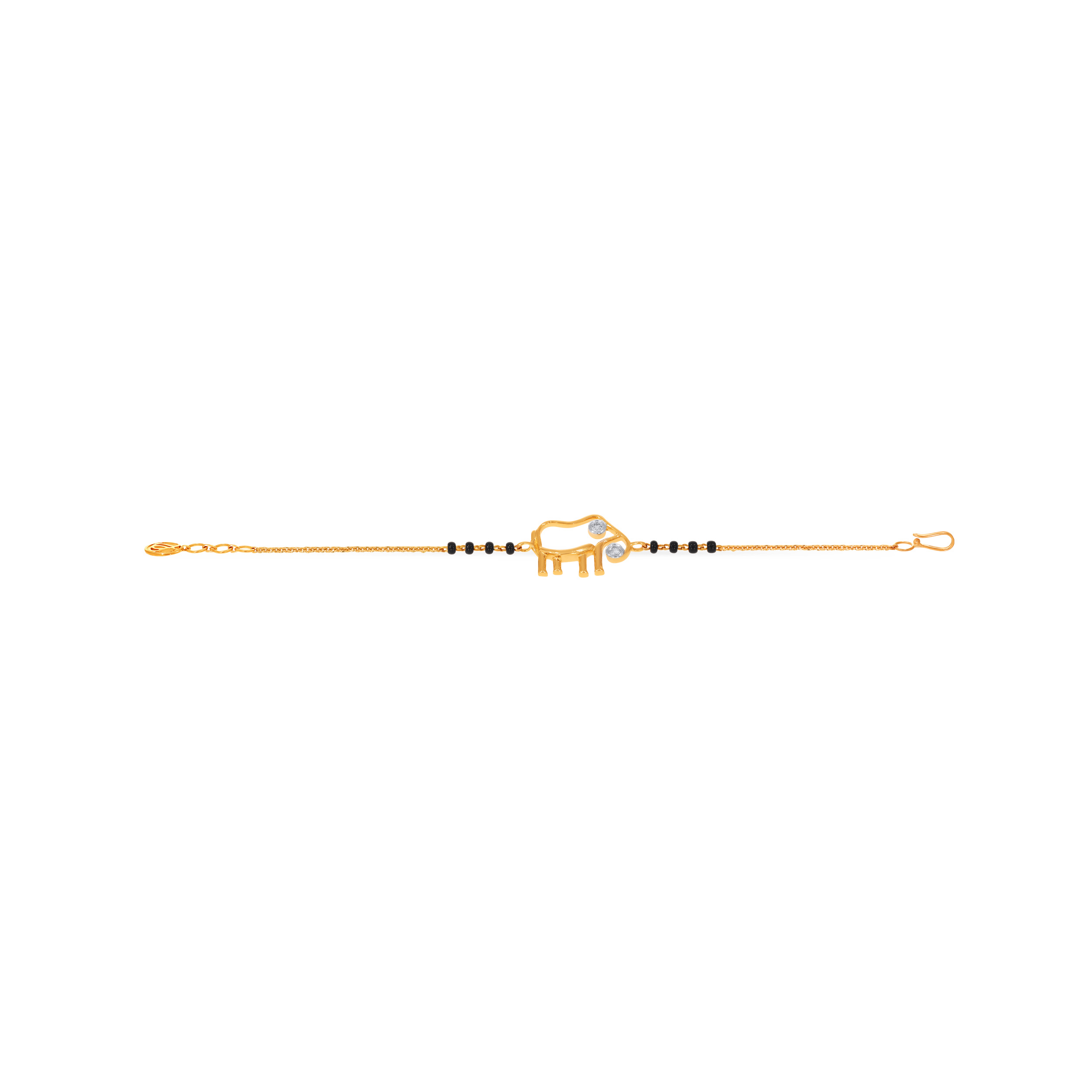 18K Yellow Gold Kids Diamond Bracelet-DBR-D000790451 - Senco Gold and Diamonds