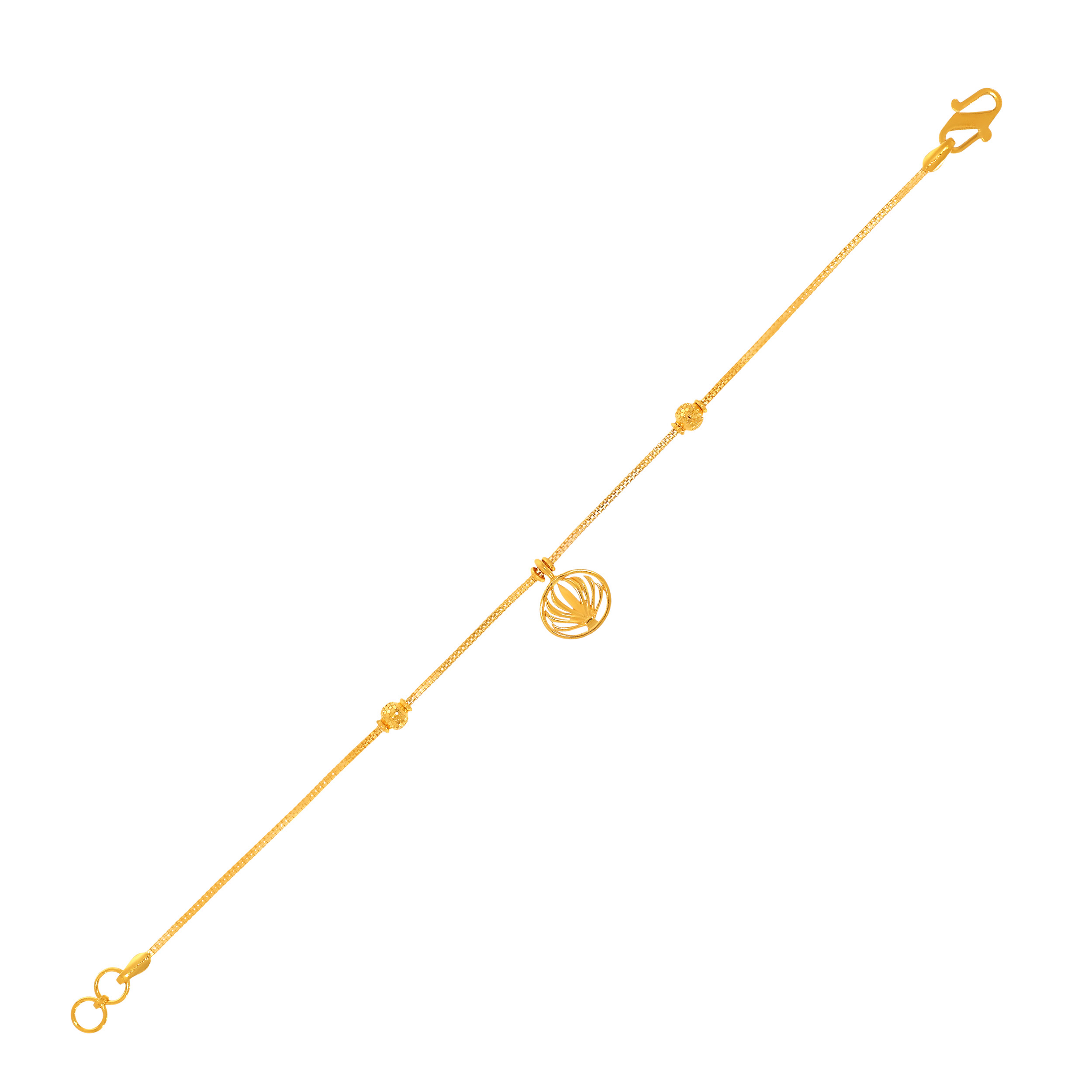 Lotus Luxury Gold Bracelet - Senco Gold and Diamonds