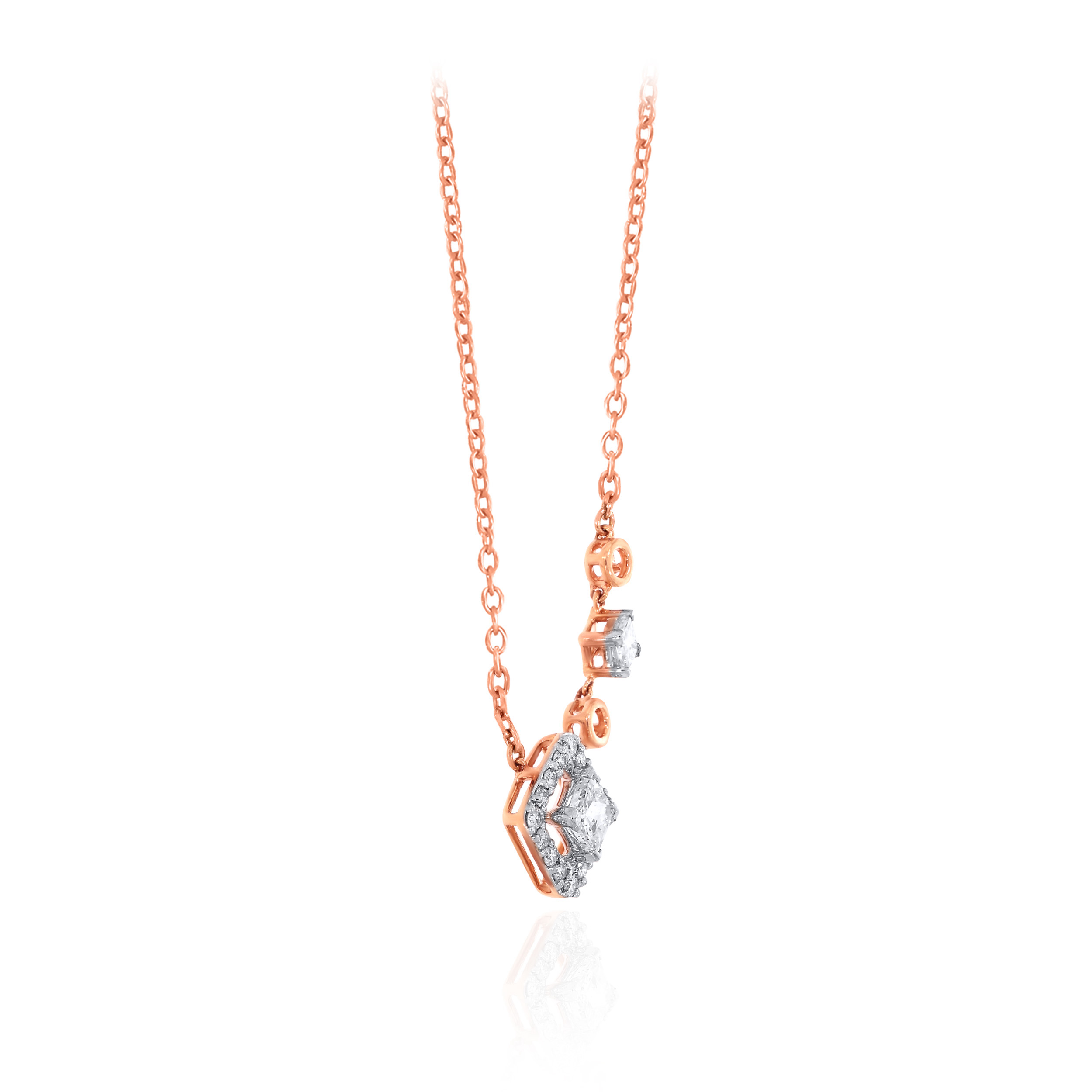 Solstice Shine Diamond Chain Pendant - Senco Gold and Diamonds