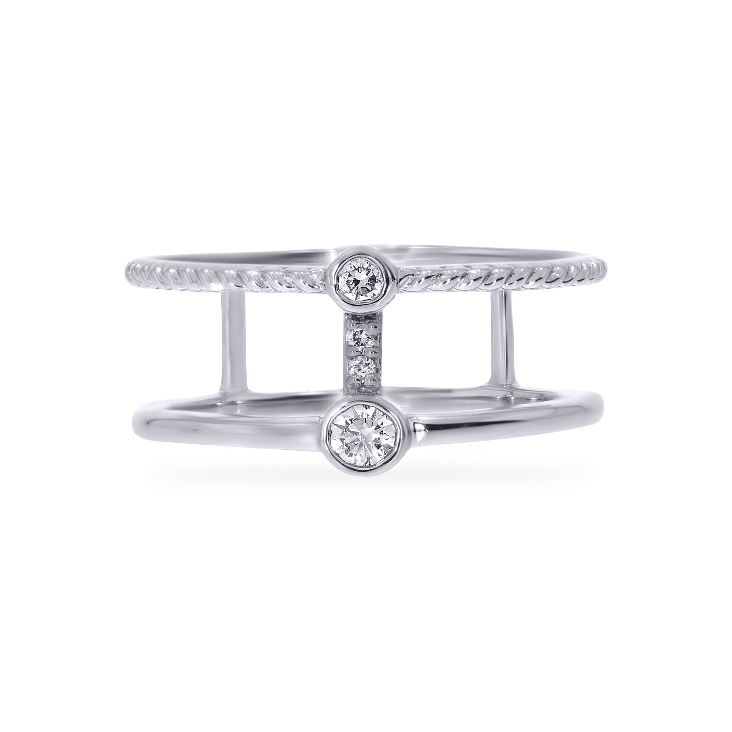 Path of Shimmer Platinum Ring - Senco Gold and Diamonds