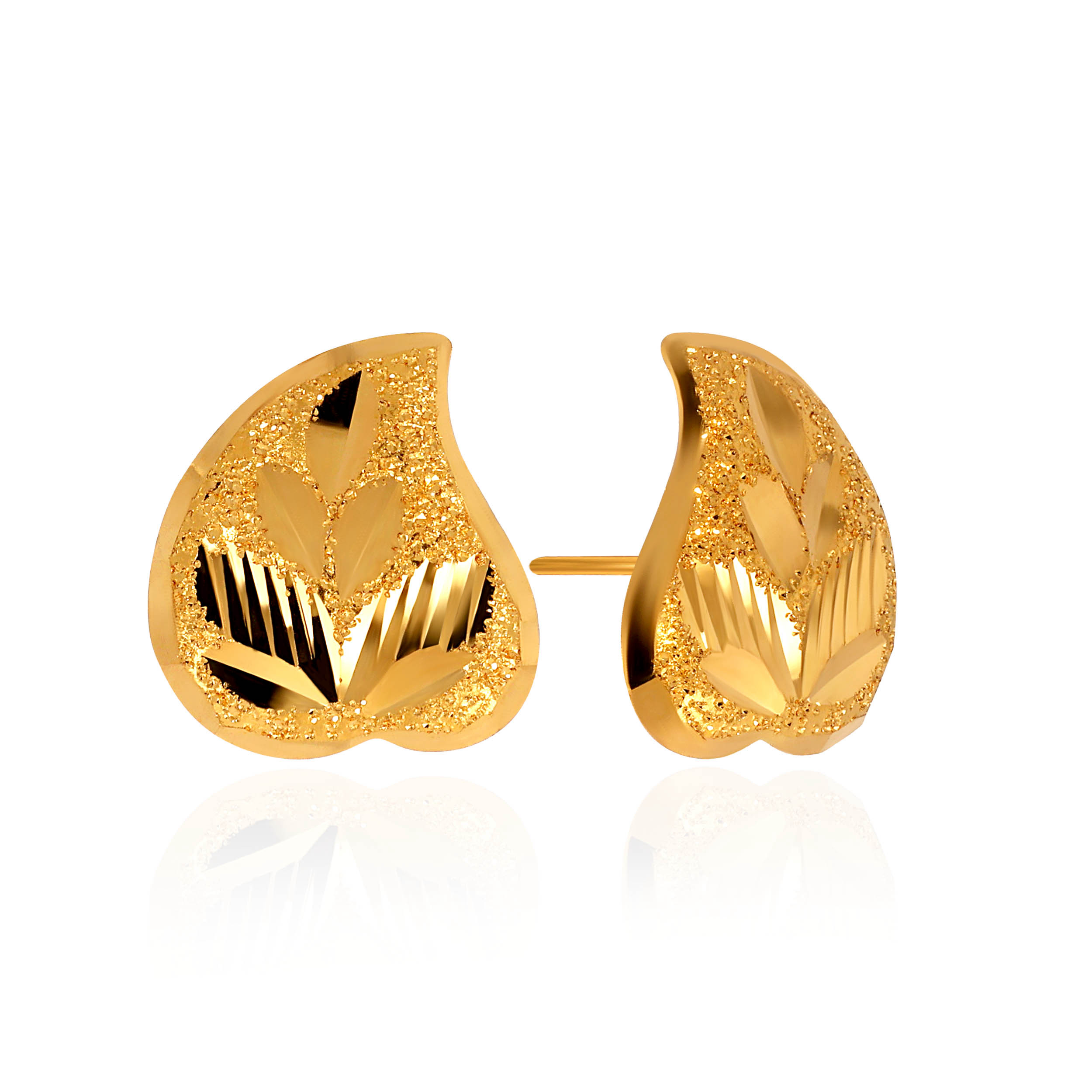 22K Yellow Gold Gold Studs Earrings-GP-D000659478 - Senco Gold and Diamonds