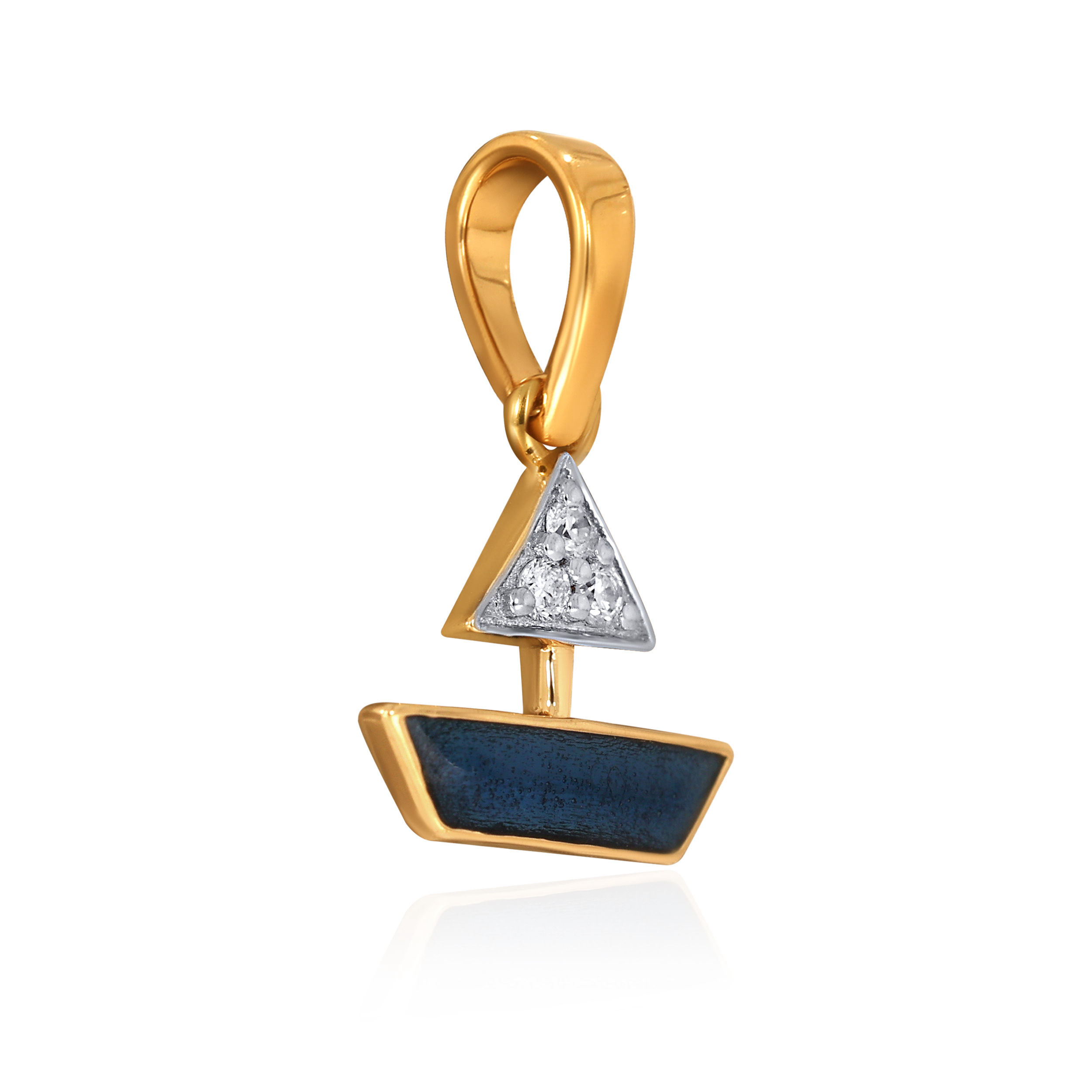 14K Yellow Gold Kids Diamond Pendant-DPN-D000790394 - Senco Gold and Diamonds