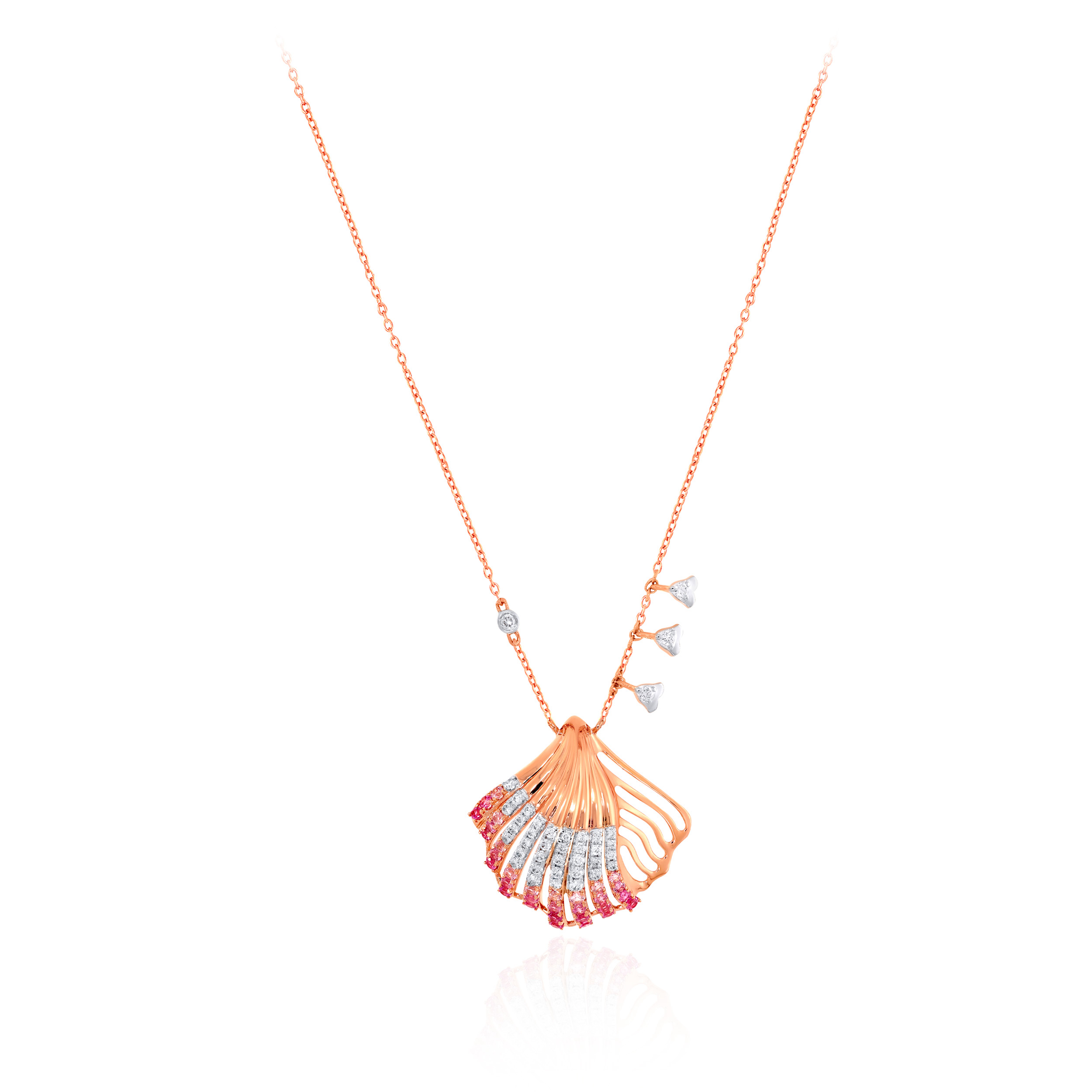 Ocean's Hues Diamond Chain Pendant - Senco Gold and Diamonds