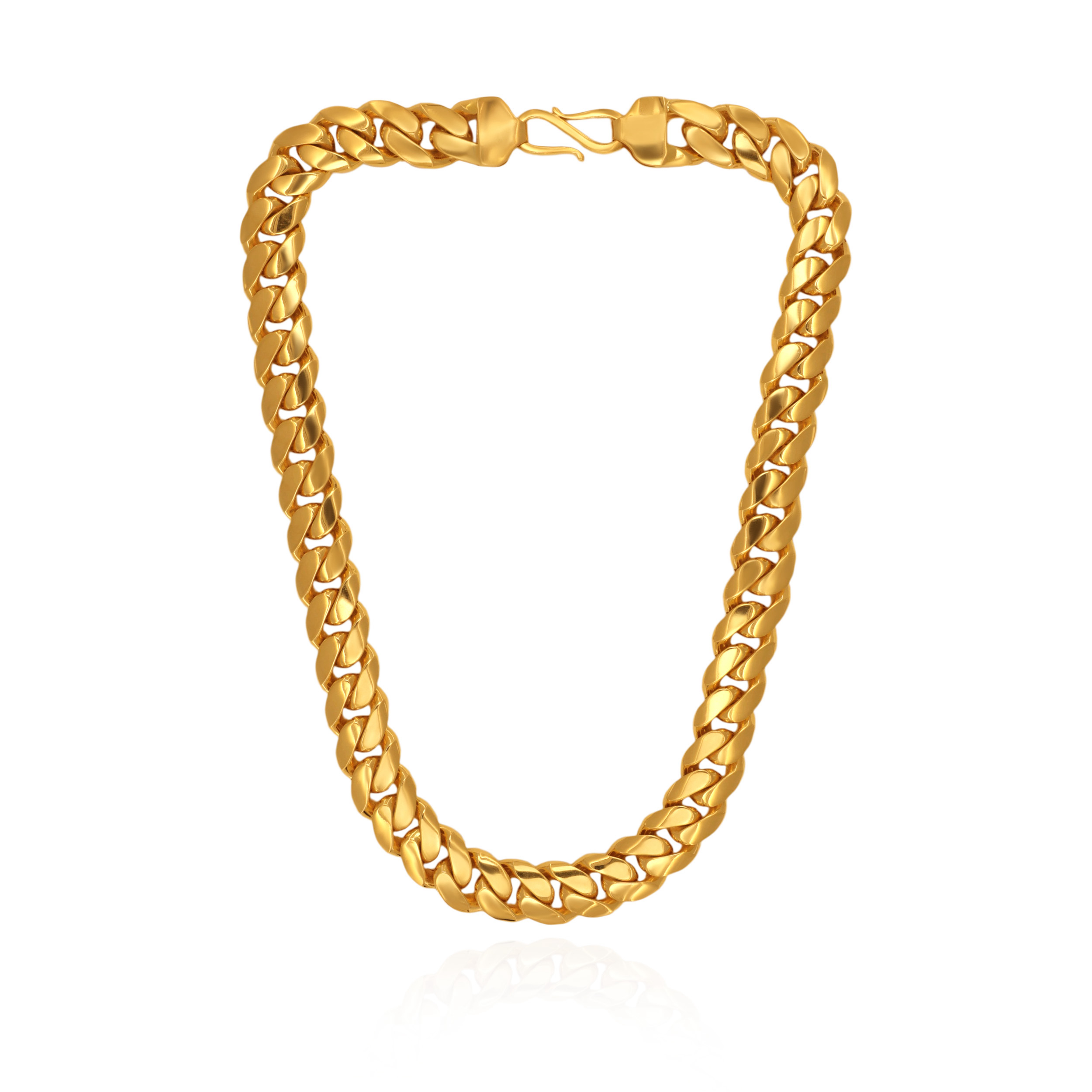 Statement Curb-Link Men's Gold Chain - Senco Gold and Diamonds