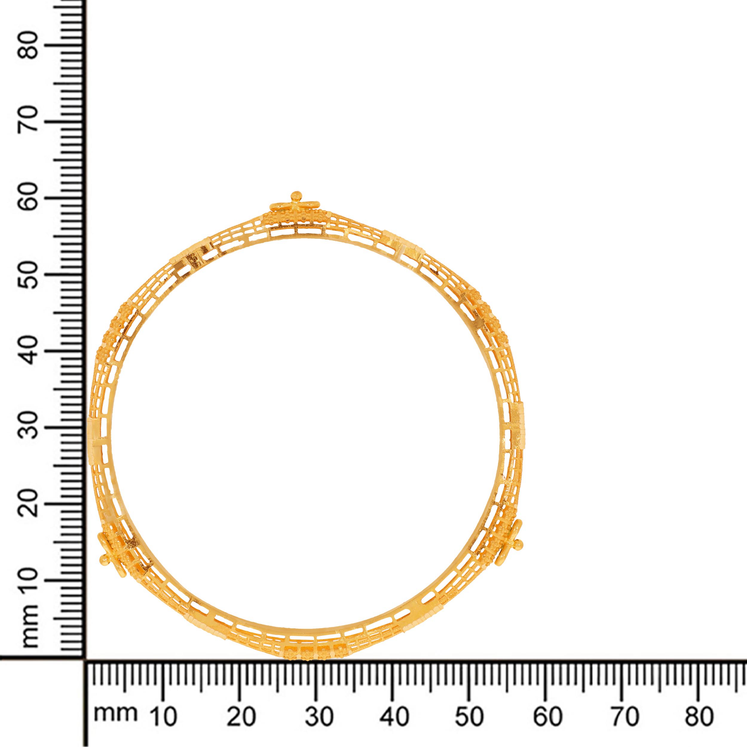 Traditional Brilliance Gold Bangle - Senco Gold and Diamonds
