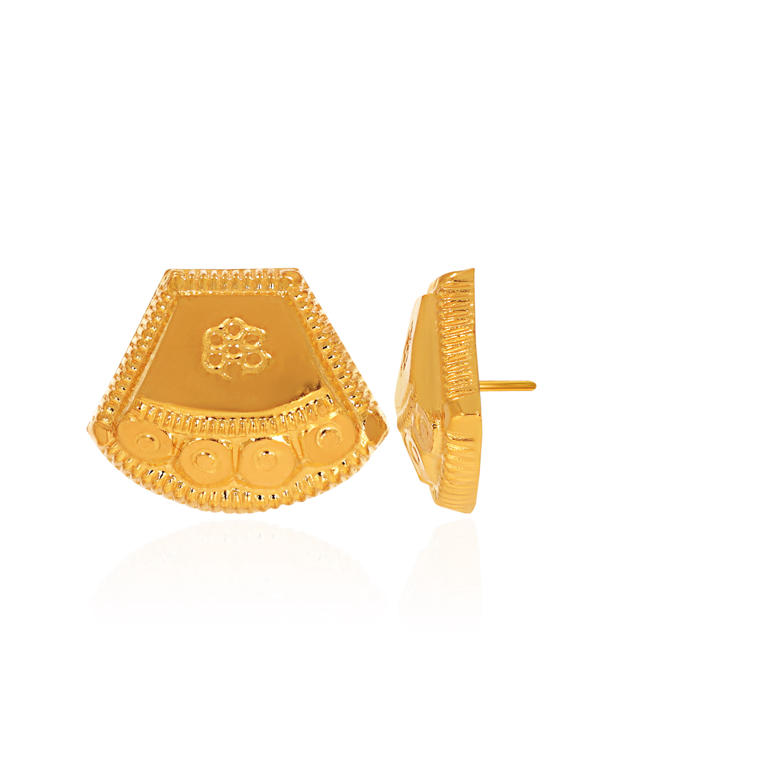 22K Yellow Gold Gold Studs Earrings-GP-D000712537 - Senco Gold and Diamonds