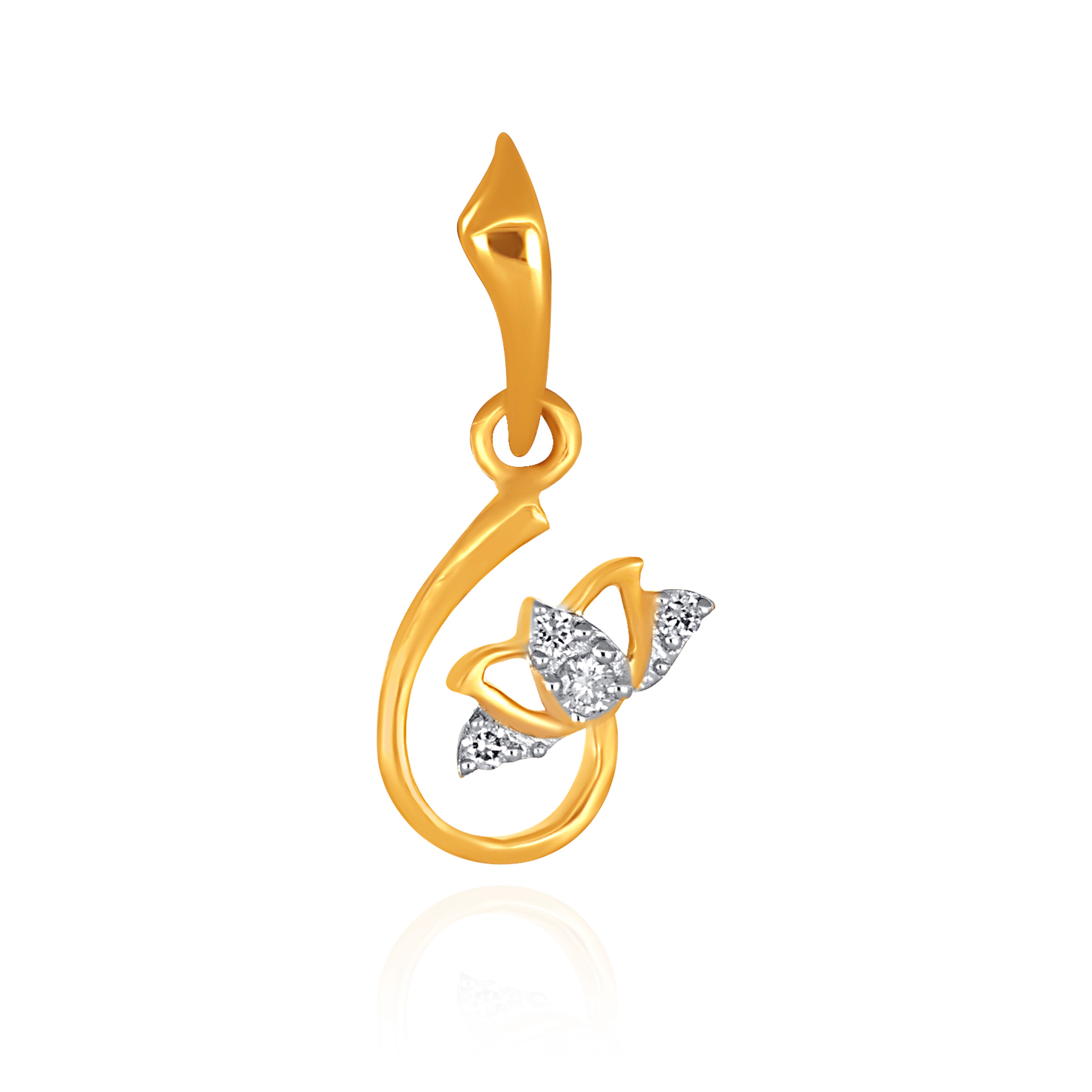Trinity Petal Diamond Pendant - Senco Gold and Diamonds
