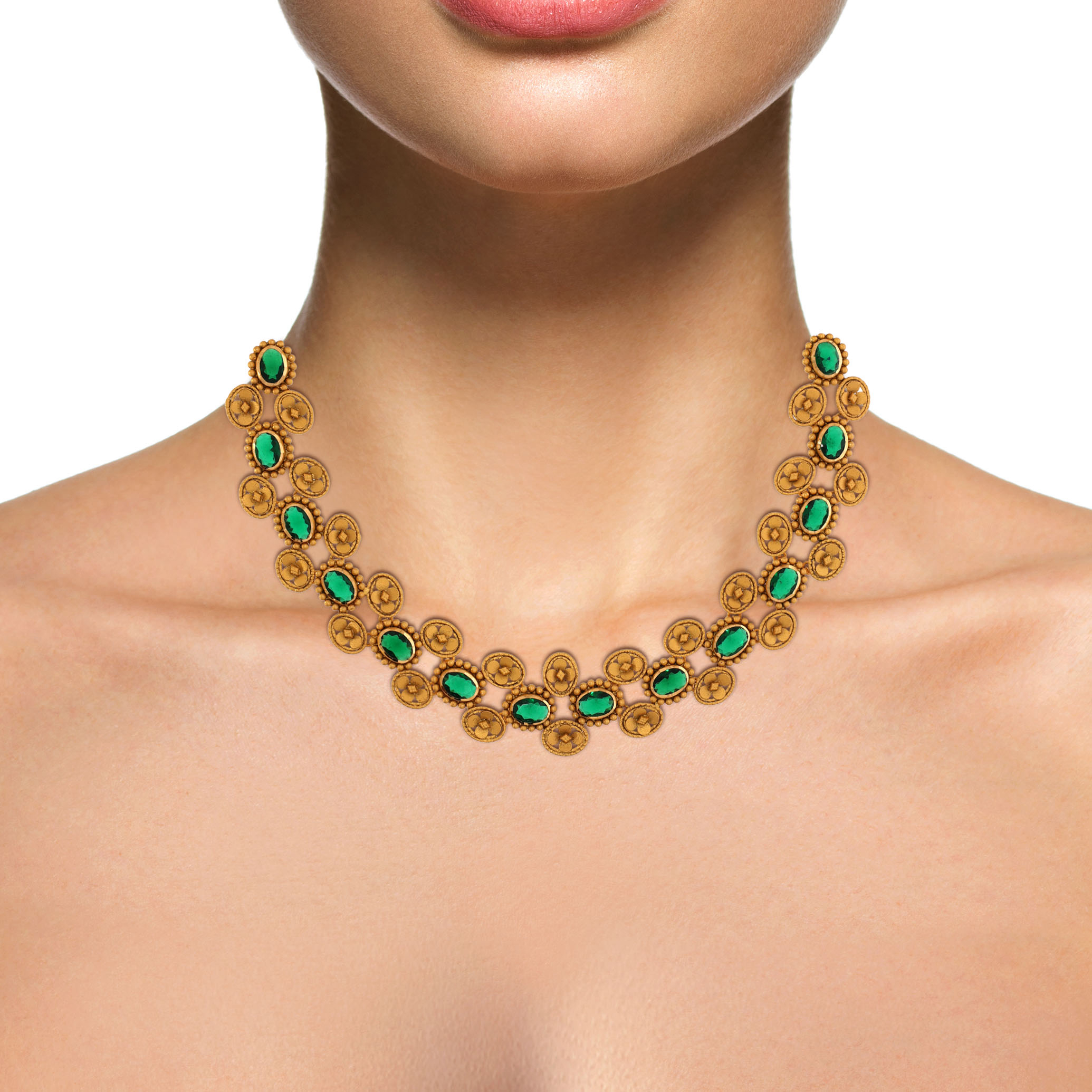 22K Yellow Gold Necklace-GN-D000788423 - Senco Gold and Diamonds