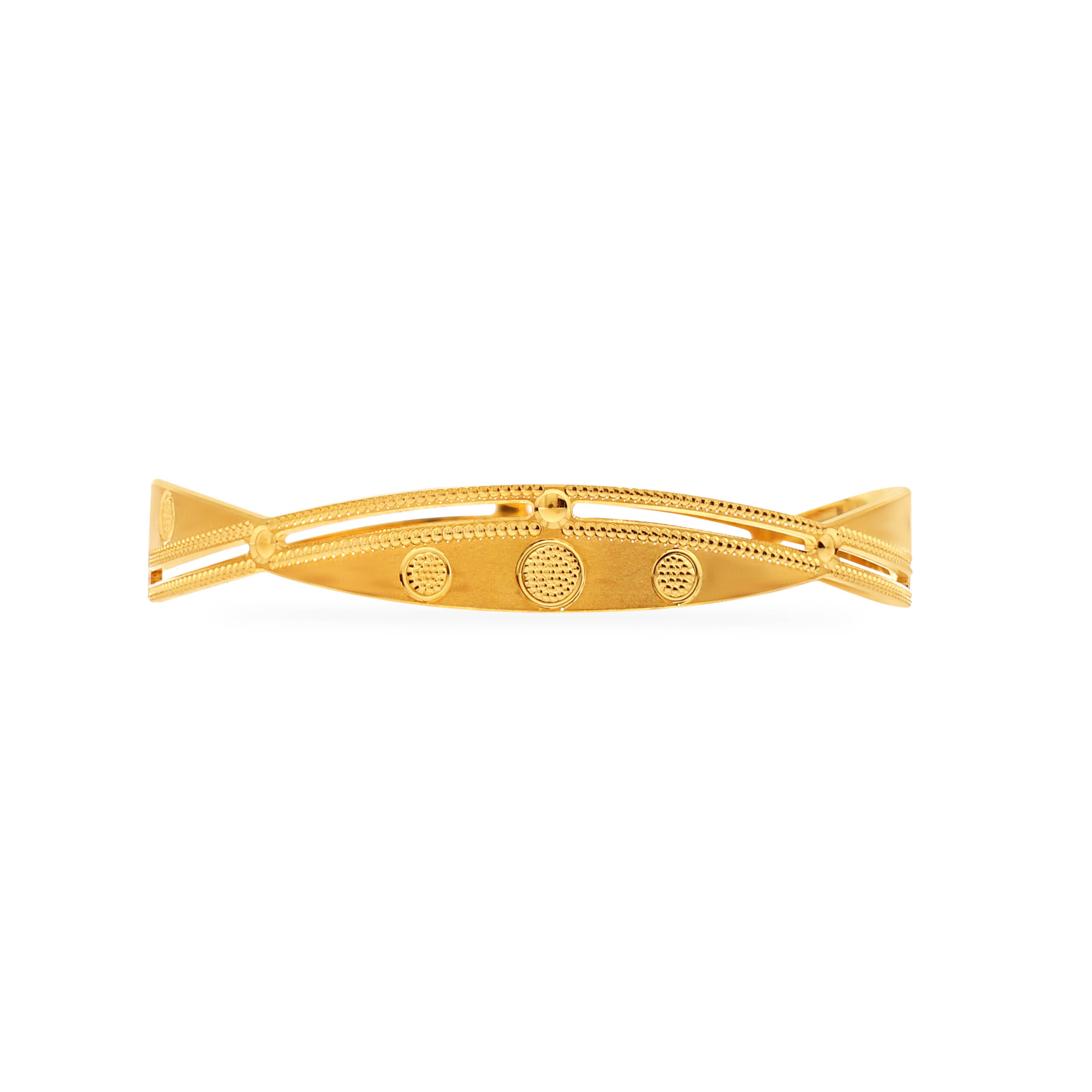 Chic Radiance Gold Bangle - Senco Gold and Diamonds