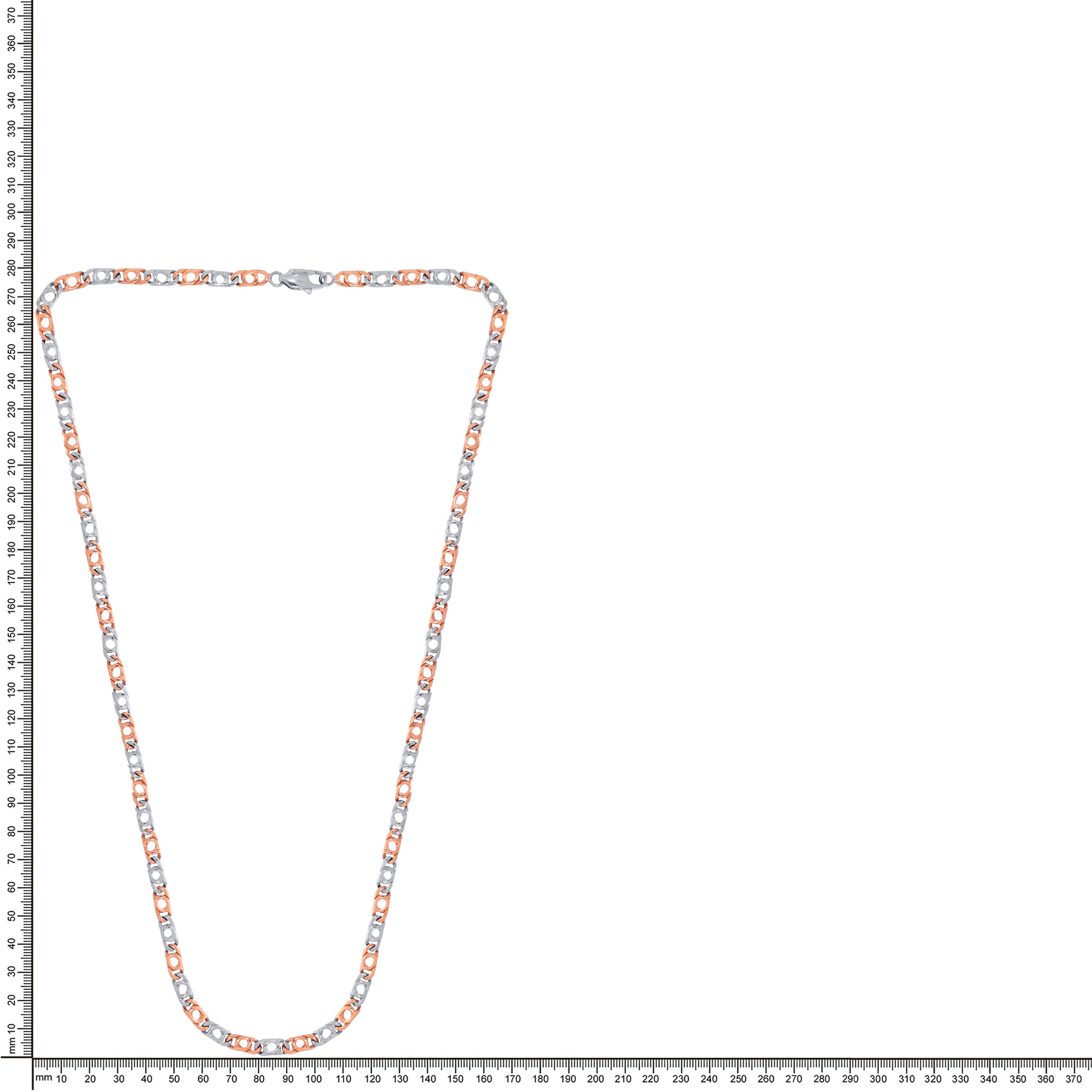 Zestful Duo Unisex Platinum Chain - Senco Gold and Diamonds
