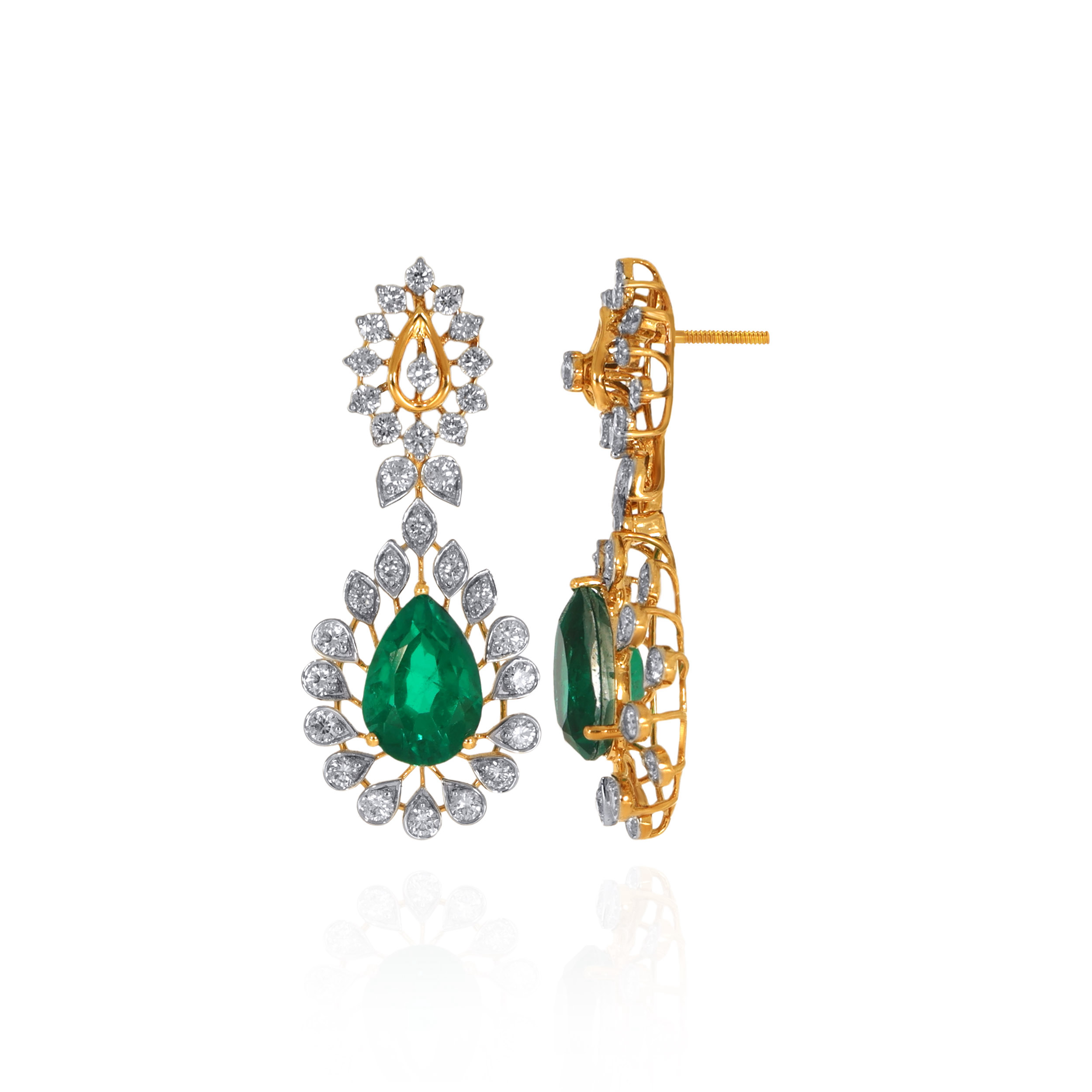 Estate Luxe Diamond Earrings - Senco Gold and Diamonds
