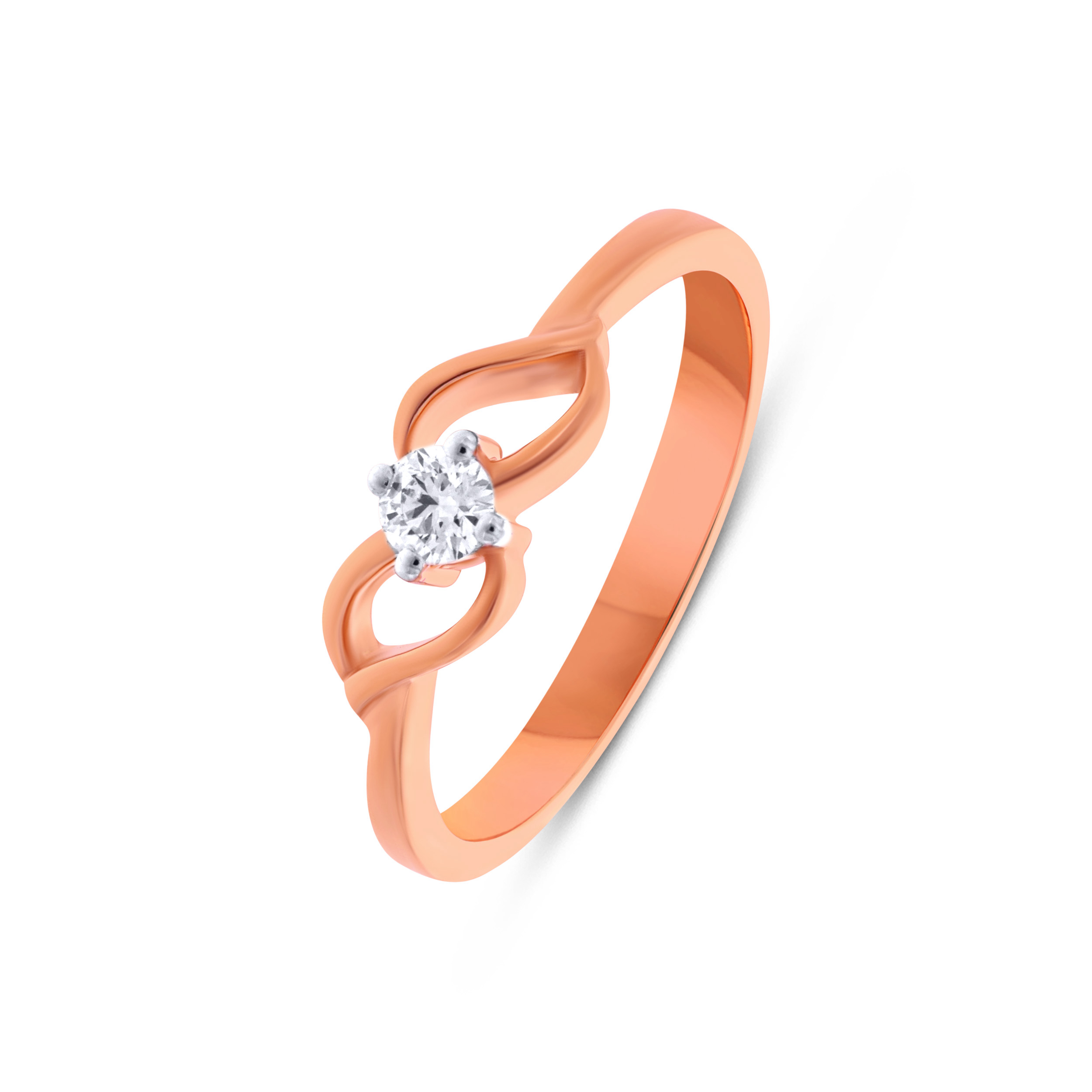 Infinity Bloom Solitaire Diamond Ring - Senco Gold and Diamonds