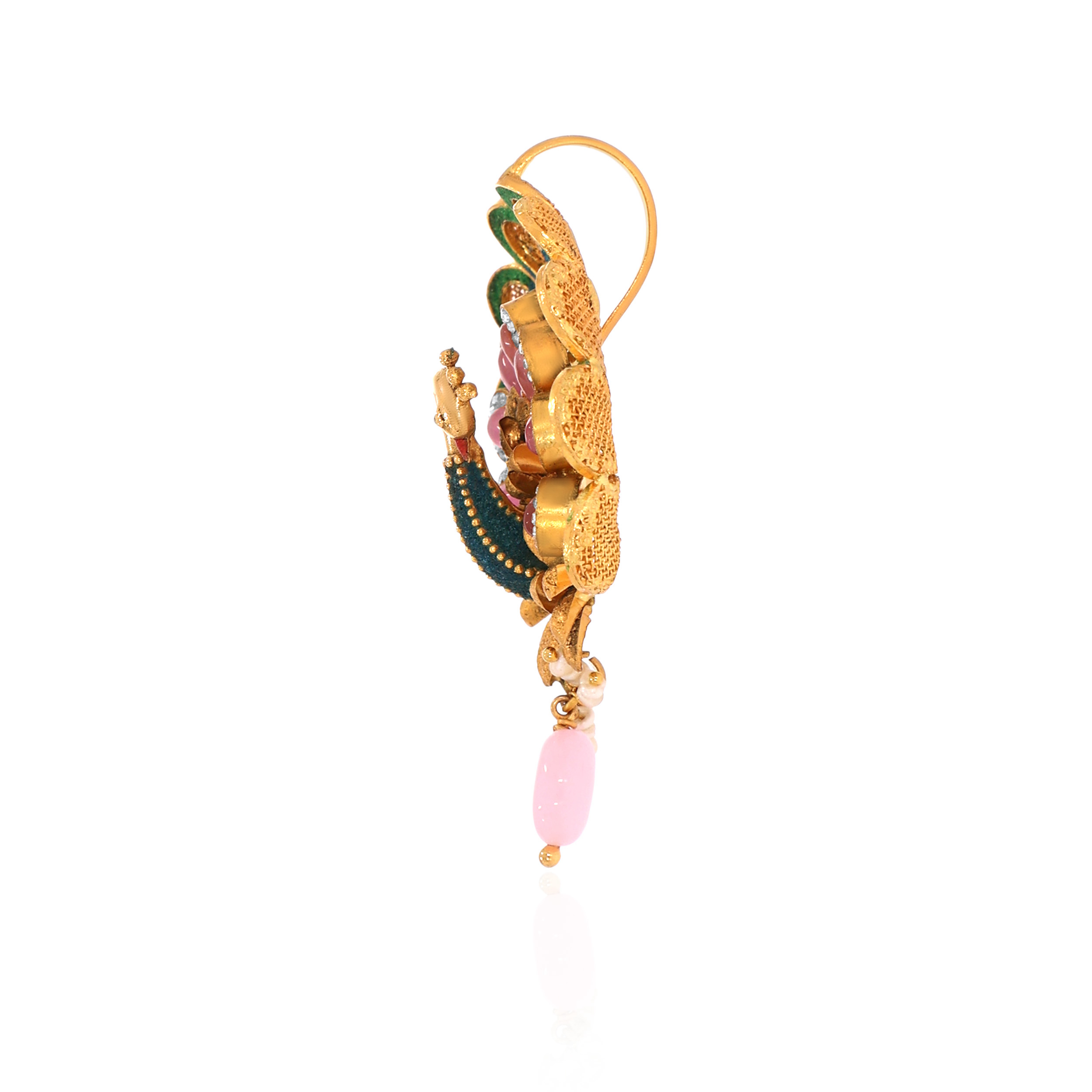 22K Yellow Gold Kundan Pendant-GPN-D000765111 - Senco Gold and Diamonds