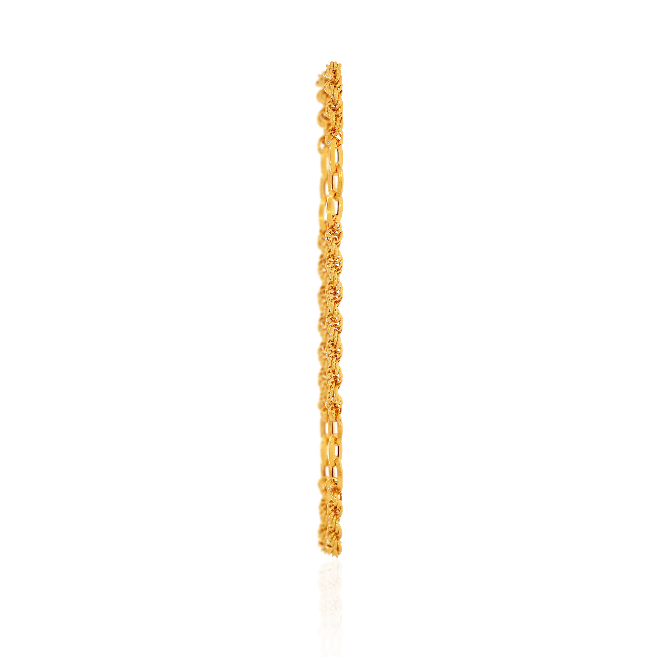 Opulent Radiance Unisex Gold Chain - Senco Gold and Diamonds