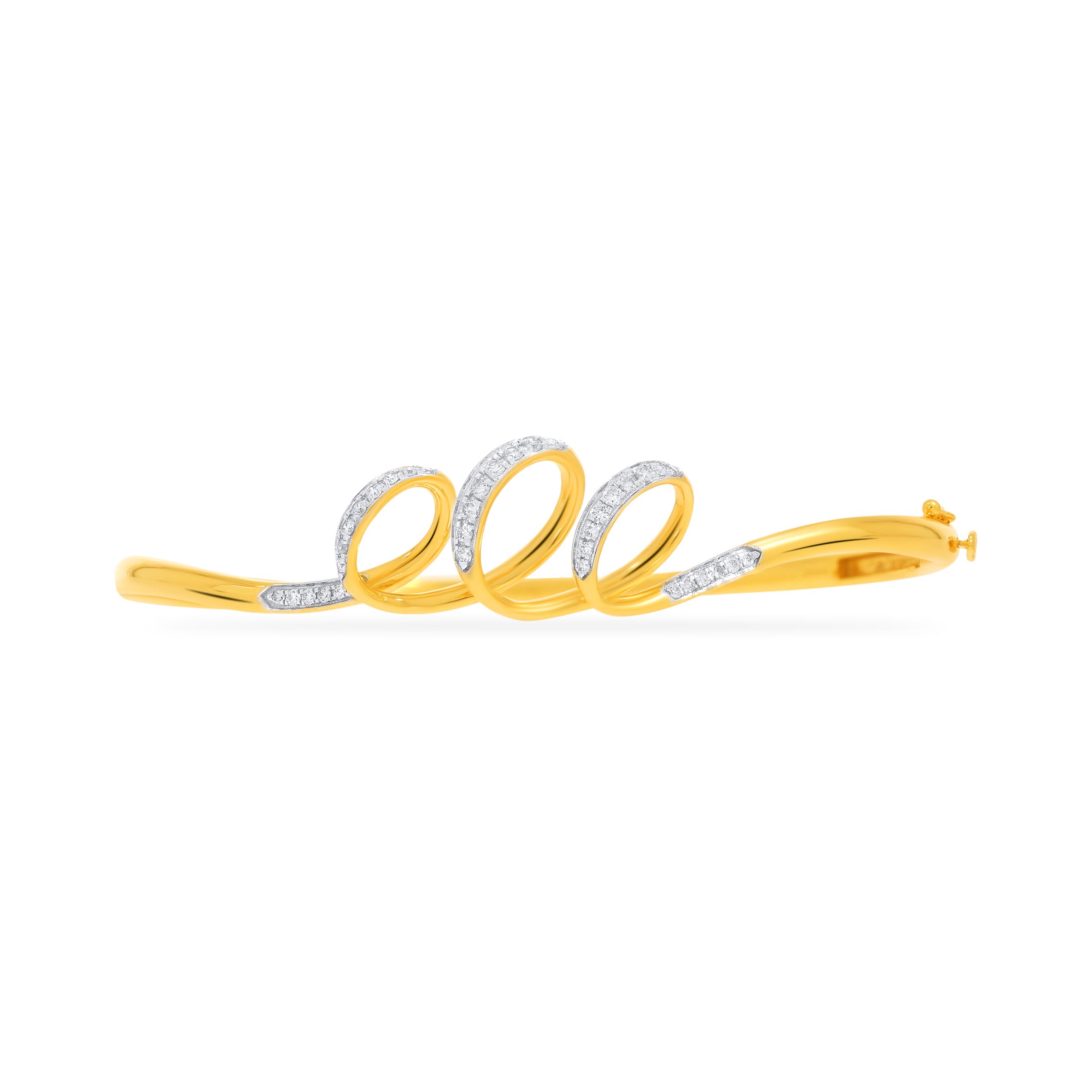 Sleek Twist Diamond Bracelet - Senco Gold and Diamonds