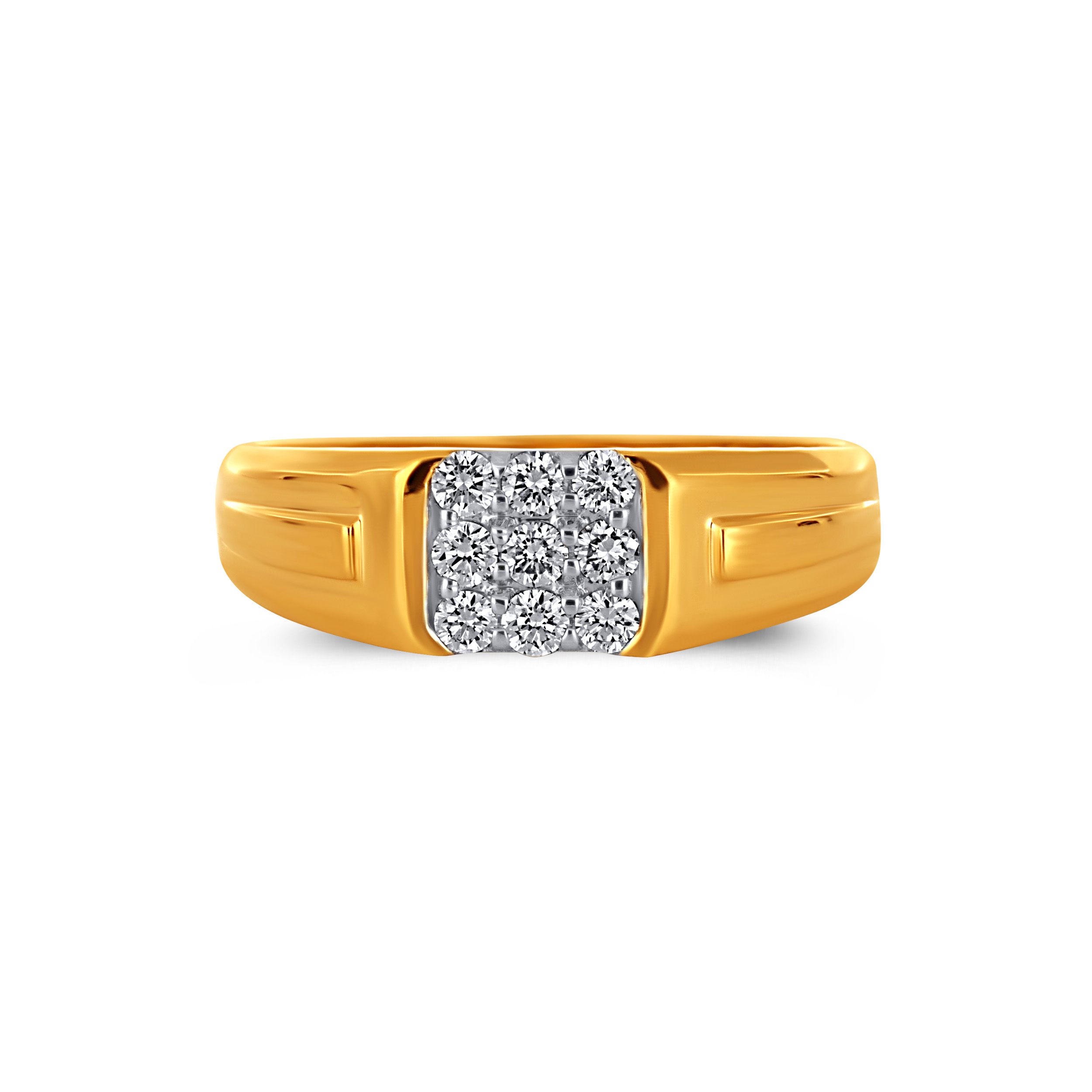 Linear Crest Men’s Diamond Ring - Senco Gold and Diamonds