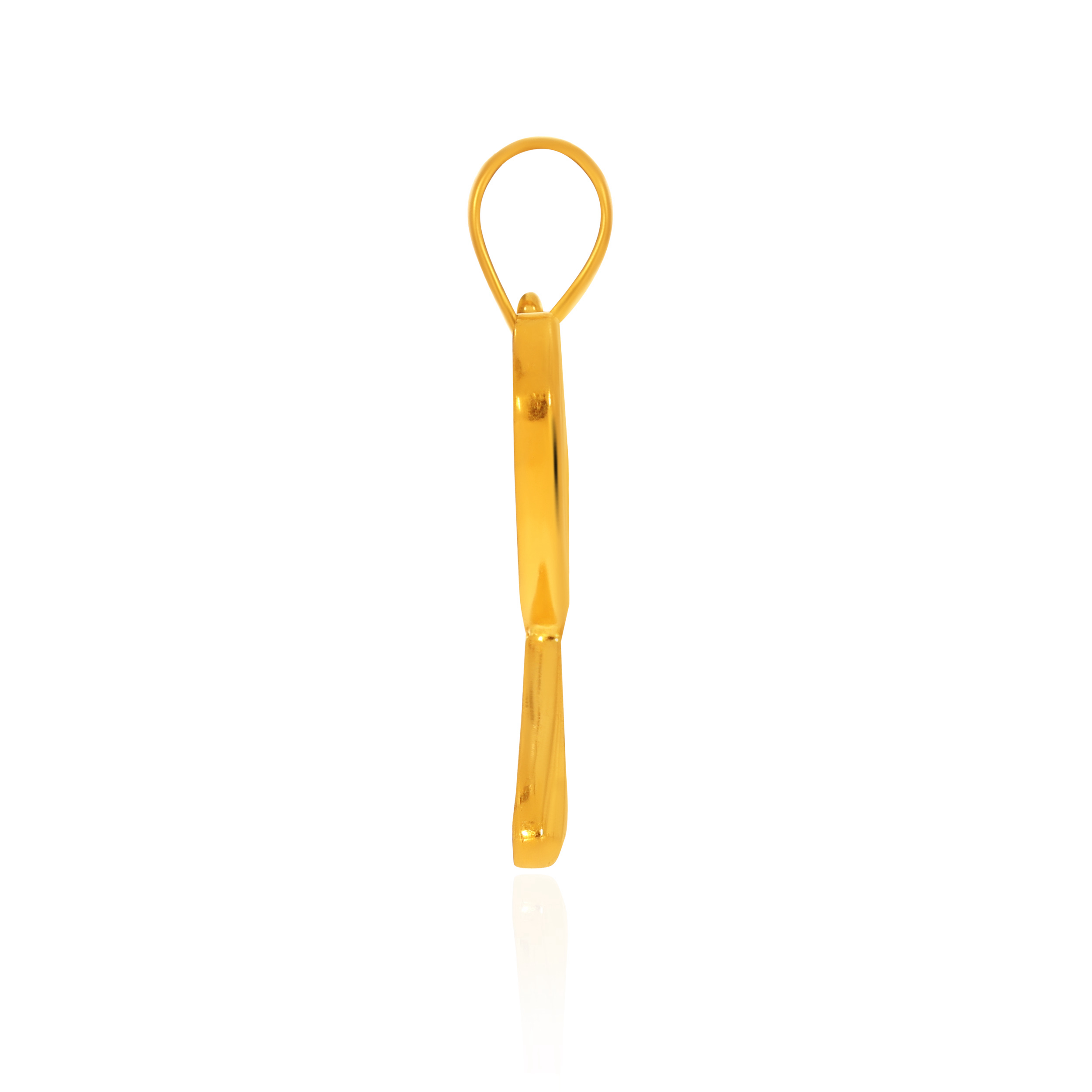 Expressive Heart Gold Pendant - Senco Gold and Diamonds