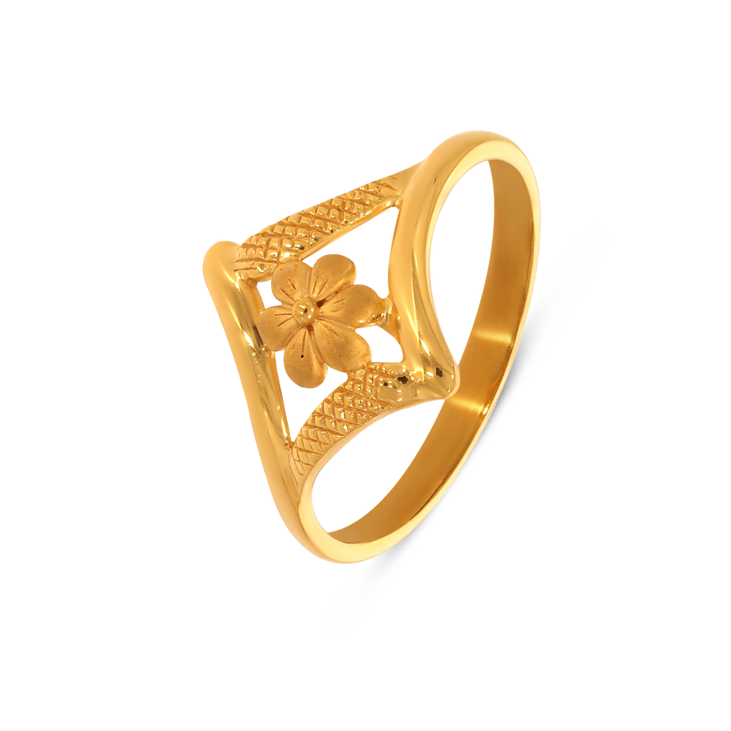 22K Yellow Gold Ring-GLR-D000281662 - Senco Gold and Diamonds