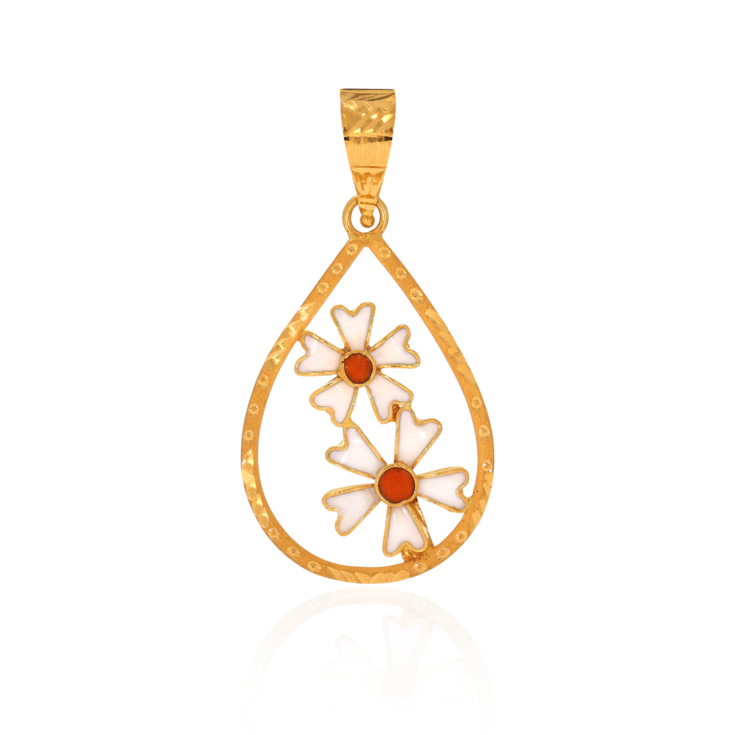 22K Yellow Gold Pendant-GPN-D000782708 - Senco Gold and Diamonds