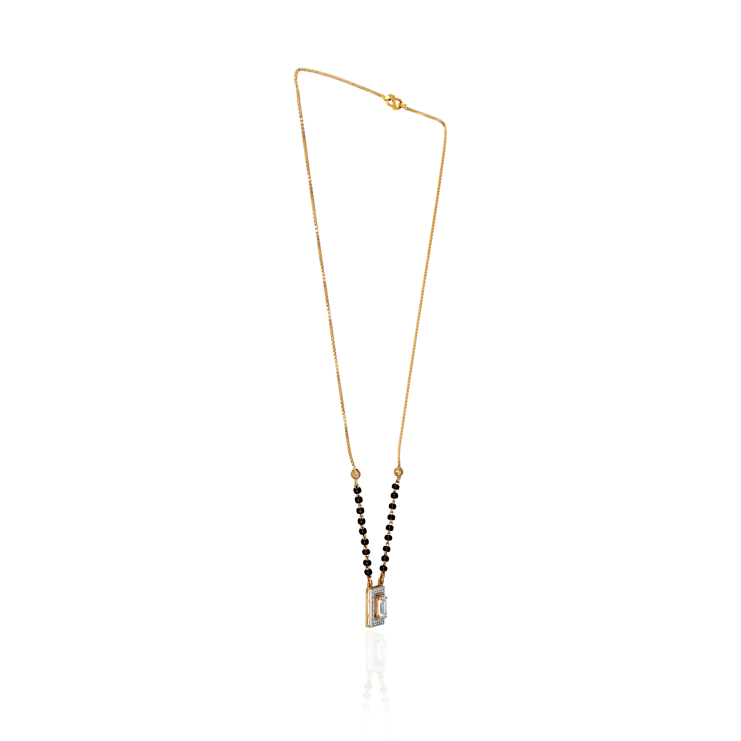 Vows of Eternal Grace Gold Mangalsutra - Senco Gold and Diamonds