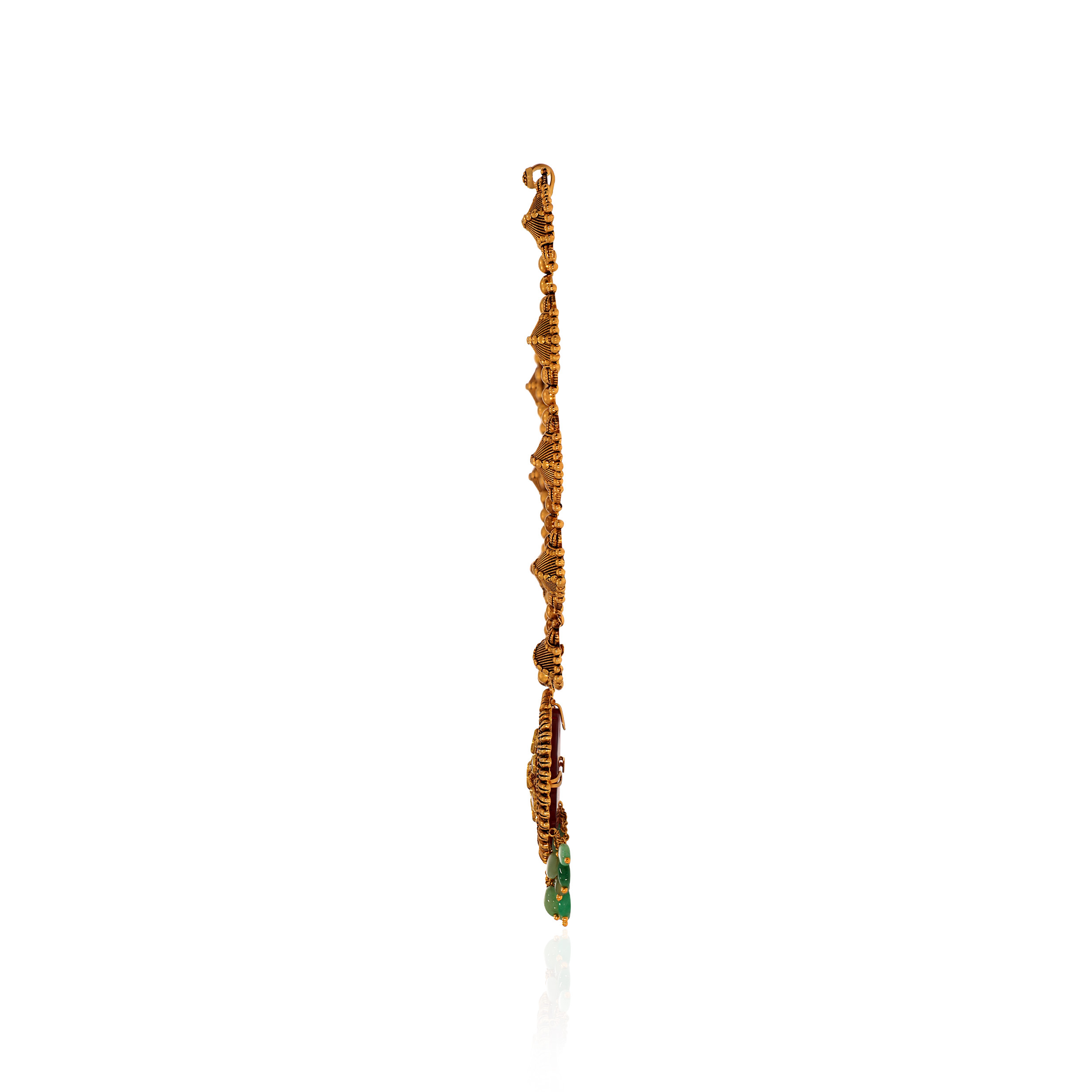 22K Yellow Gold Kundan Necklace-GN-D000788420 - Senco Gold and Diamonds
