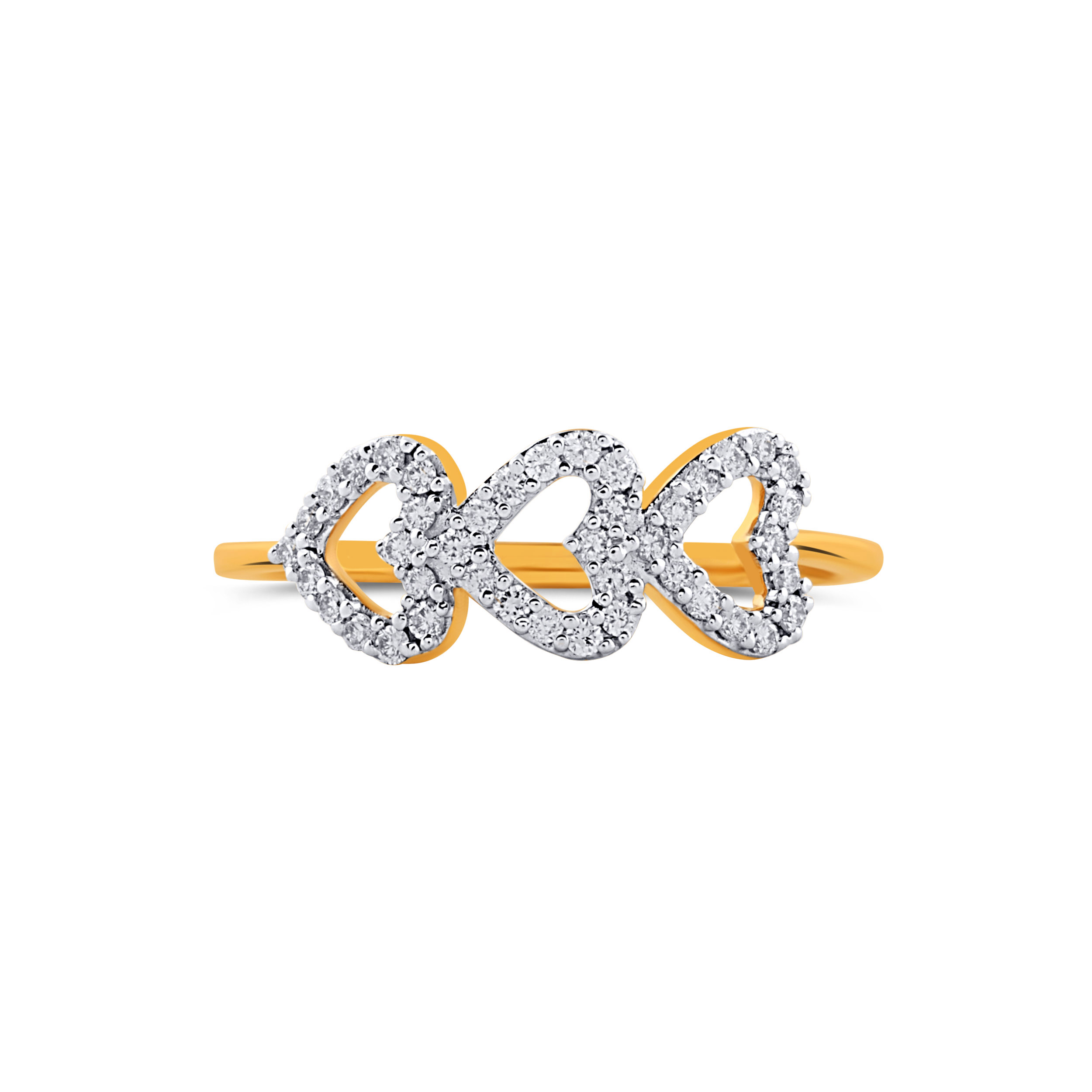 Heart Trail Diamond Ring - Senco Gold and Diamonds