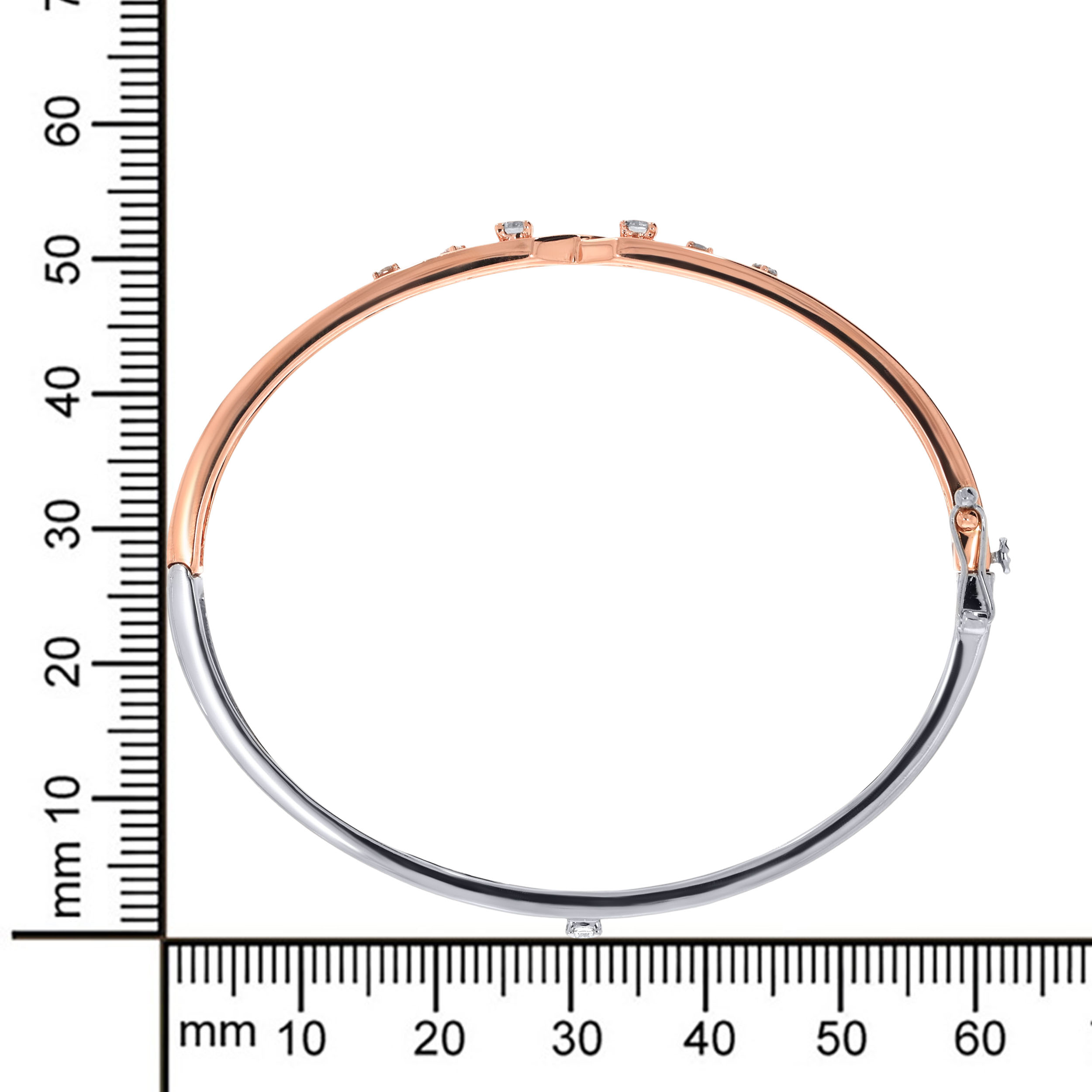 Directional Duo Platinum Bracelet - Senco Gold and Diamonds