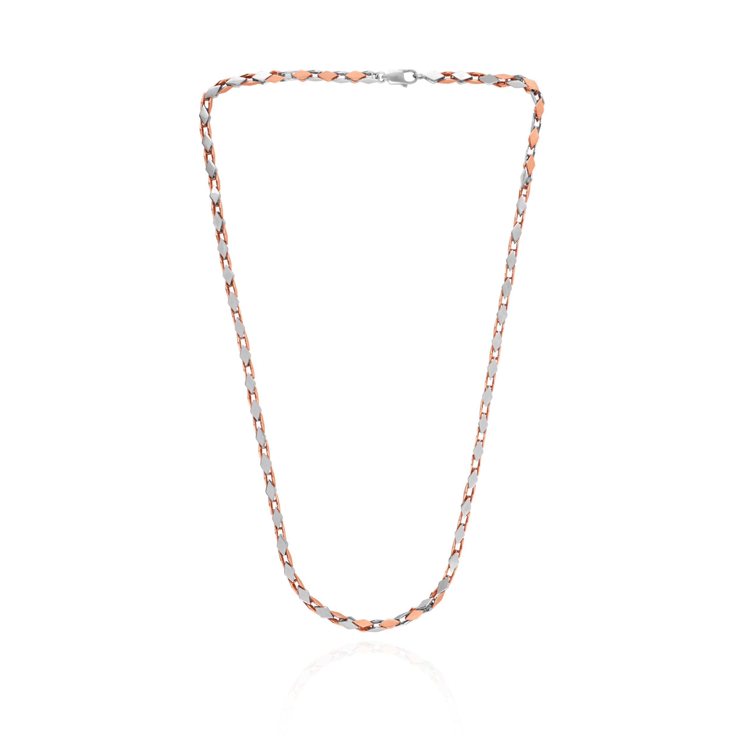 Aurum Noir Men's Platinum Gold Chain - Senco Gold and Diamonds