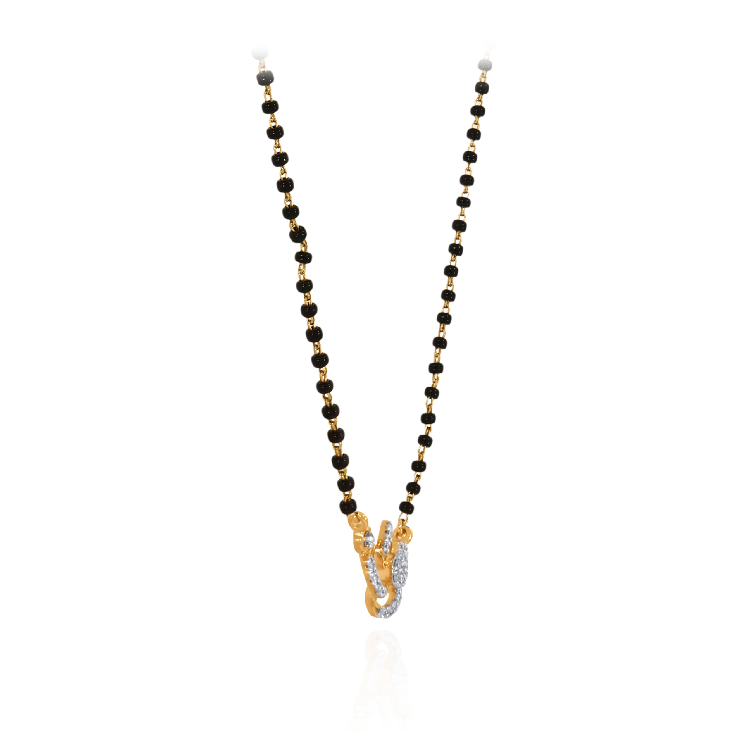 Estelle Elegance Diamond Mangalsutra - Senco Gold and Diamonds