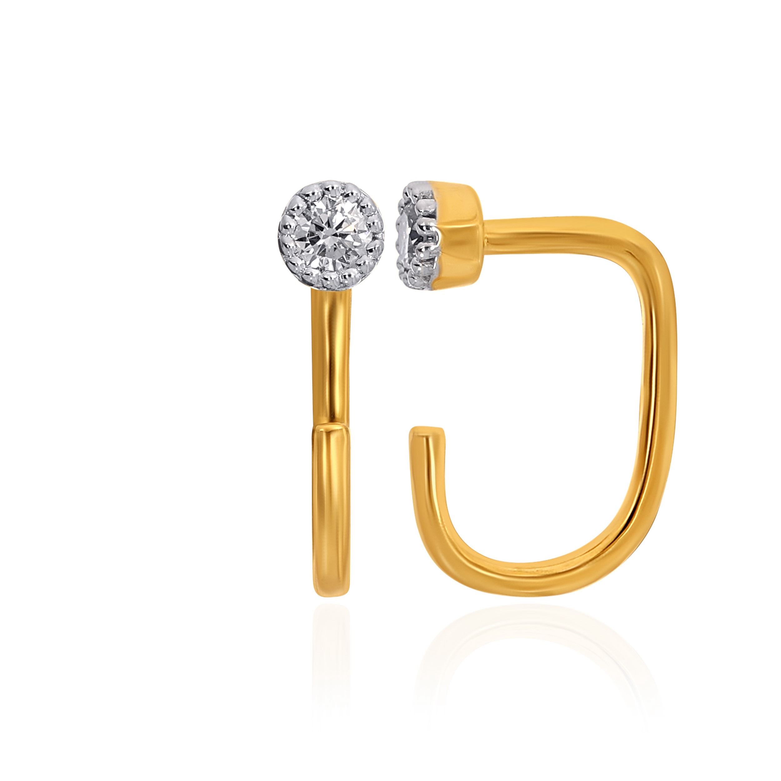 Minimal Luxe Diamond Ear Cuffs - Senco Gold and Diamonds