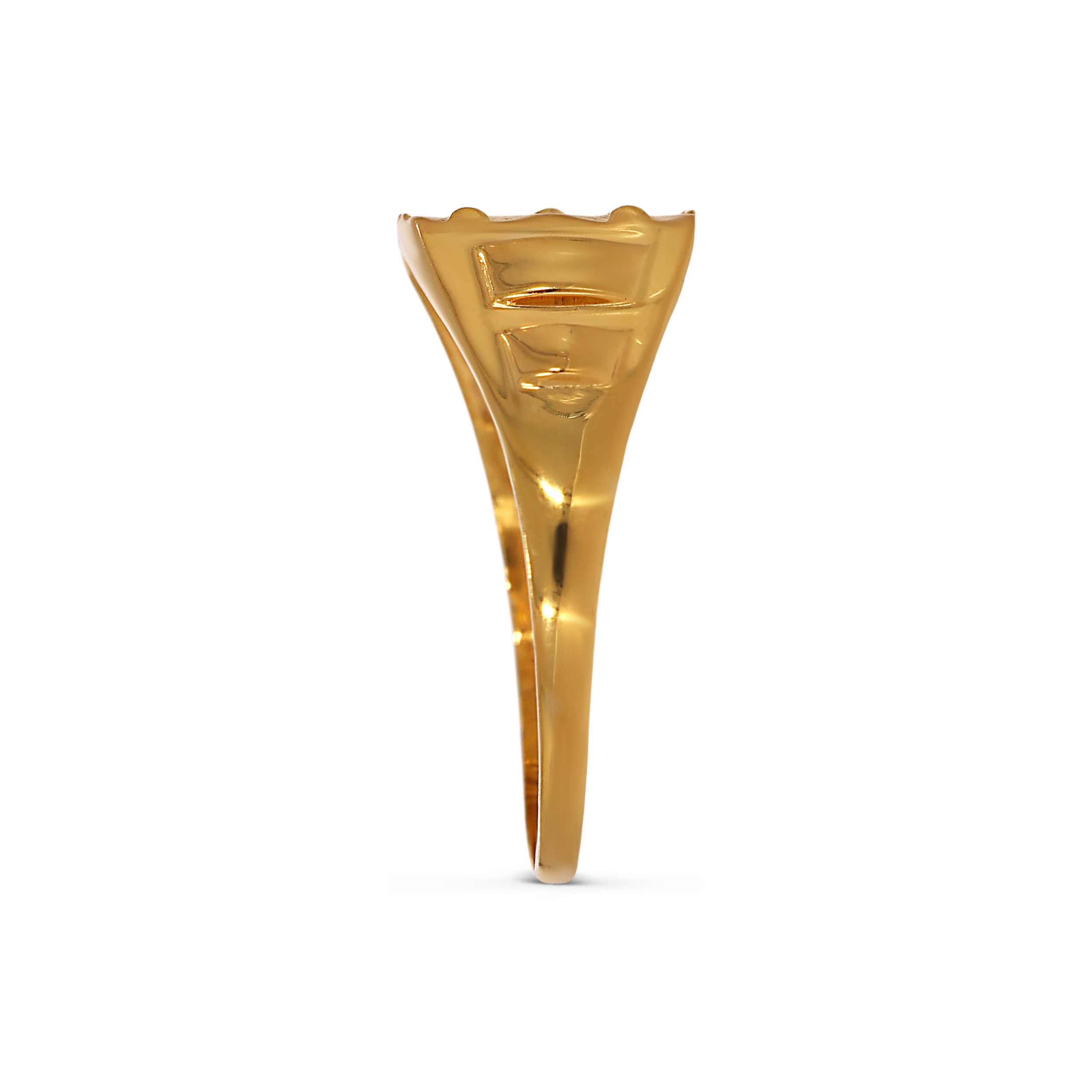 Classic Edge Men's Gold Ring - Senco Gold and Diamonds