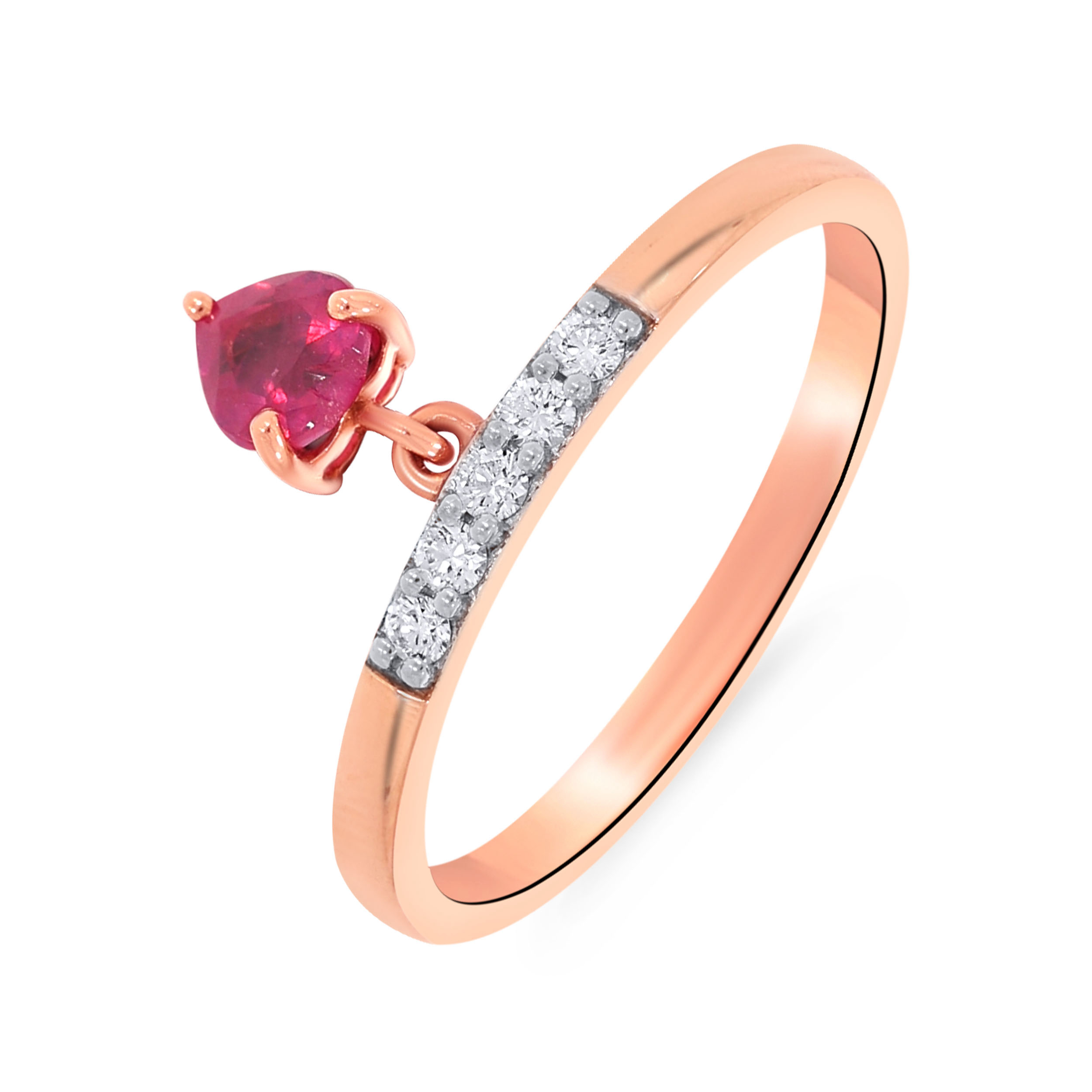 Vibrant Heart Diamond Ring - Senco Gold and Diamonds