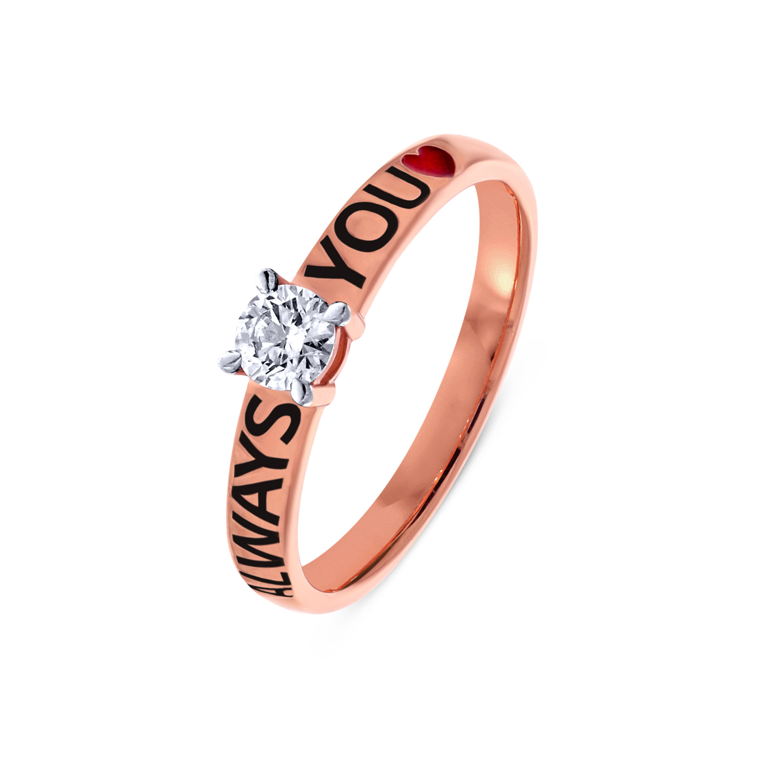 Always Yours Solitaire Ring - Senco Gold and Diamonds