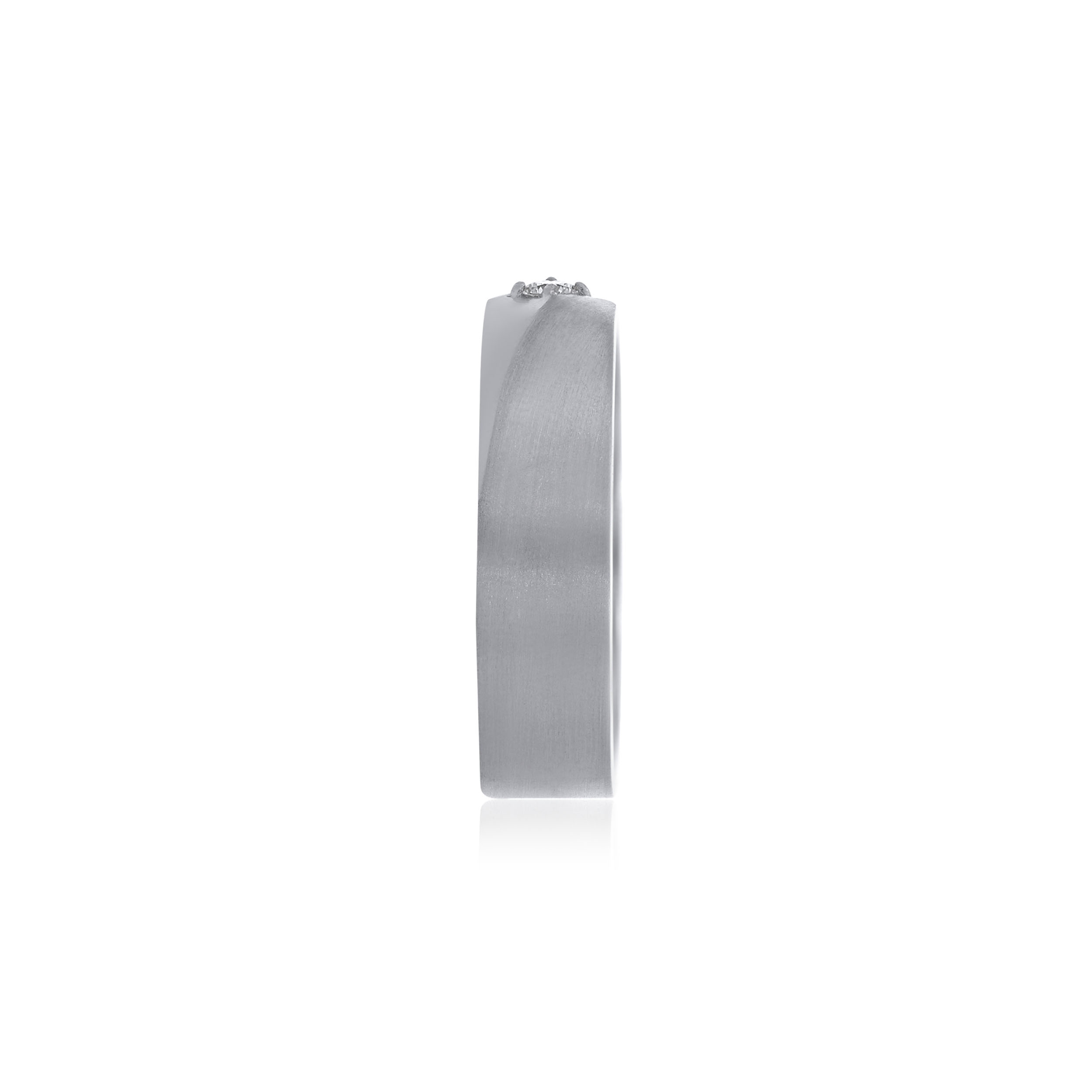 Peeping Brilliance Men Platinum Ring - Senco Gold and Diamonds