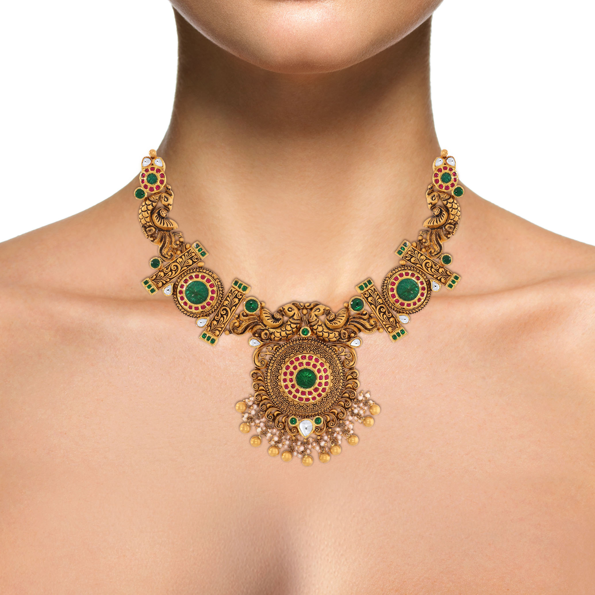 22K Yellow Gold Necklace-GN-D000737559 - Senco Gold and Diamonds