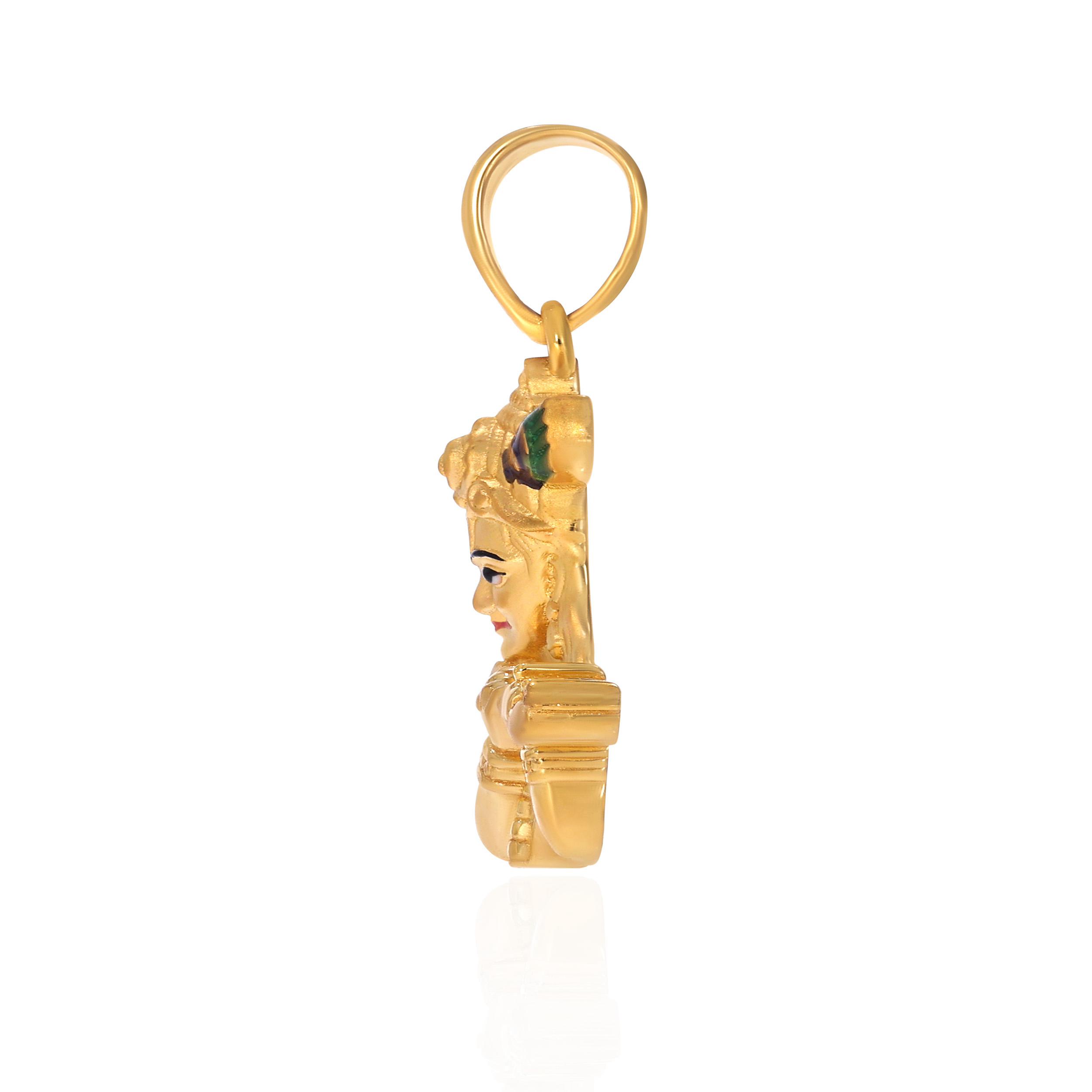 Radha Raman Gold Pendant - Senco Gold and Diamonds