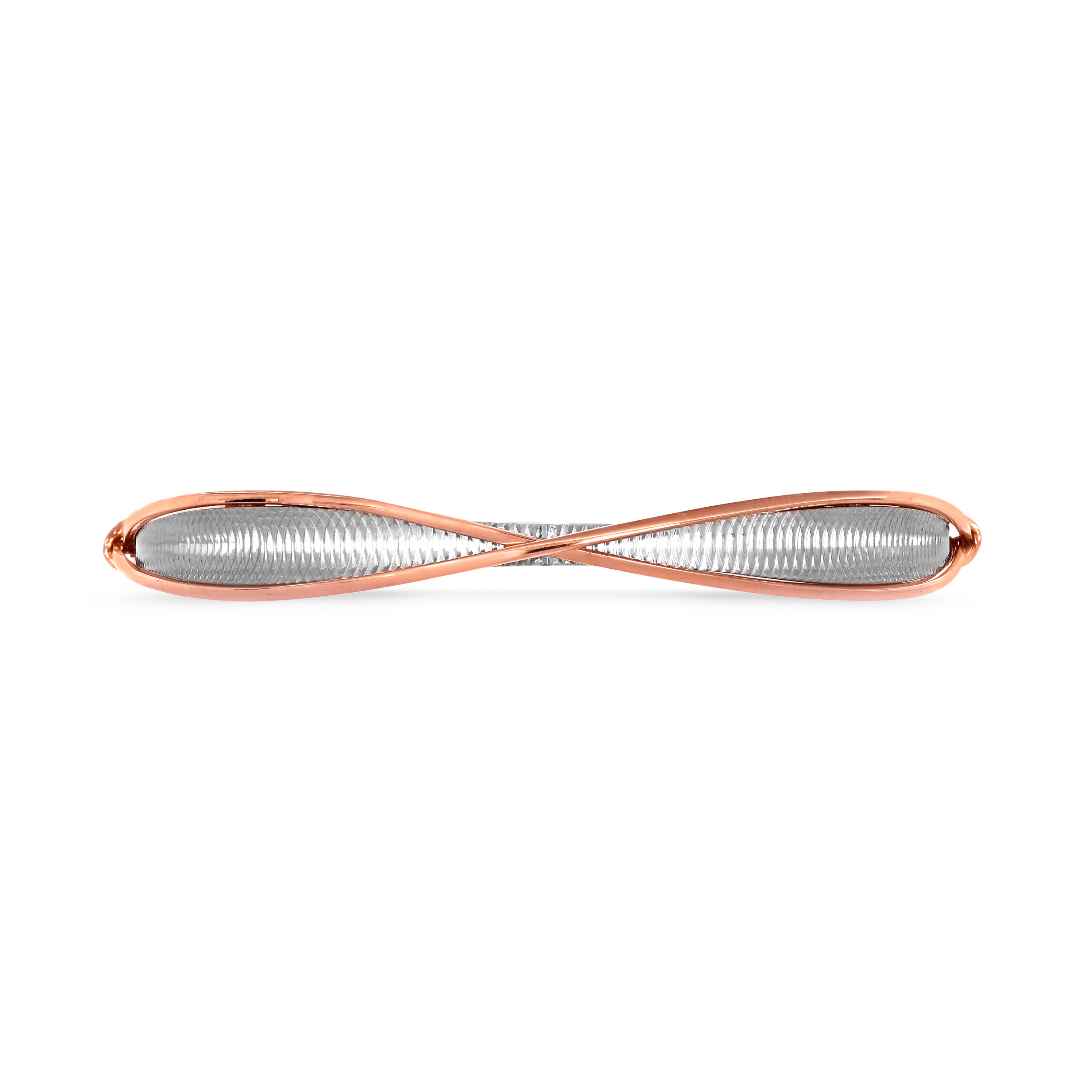Rosalind Twist Platinum Bangle - Senco Gold and Diamonds