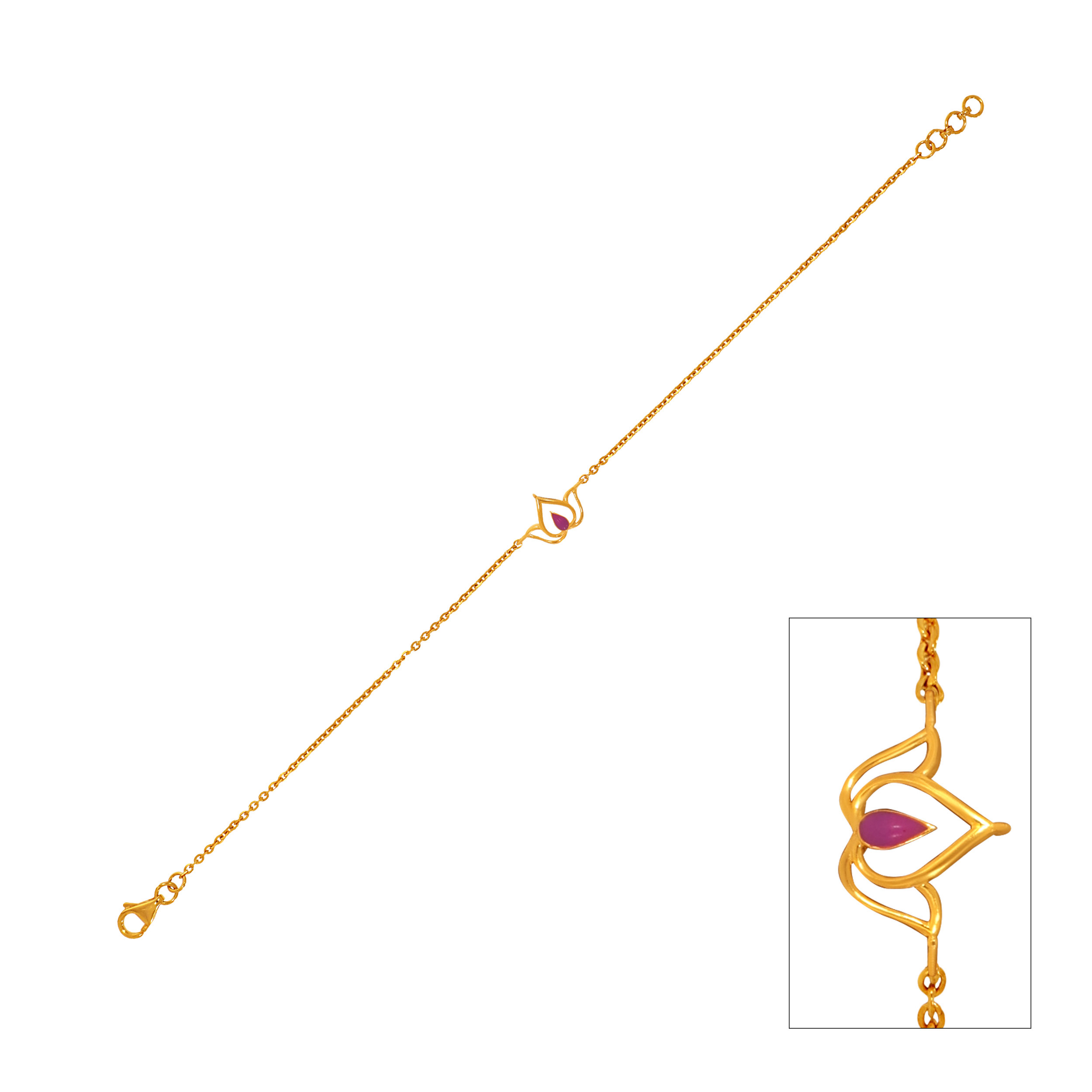 Floret Glow Gold Bracelet - Senco Gold and Diamonds