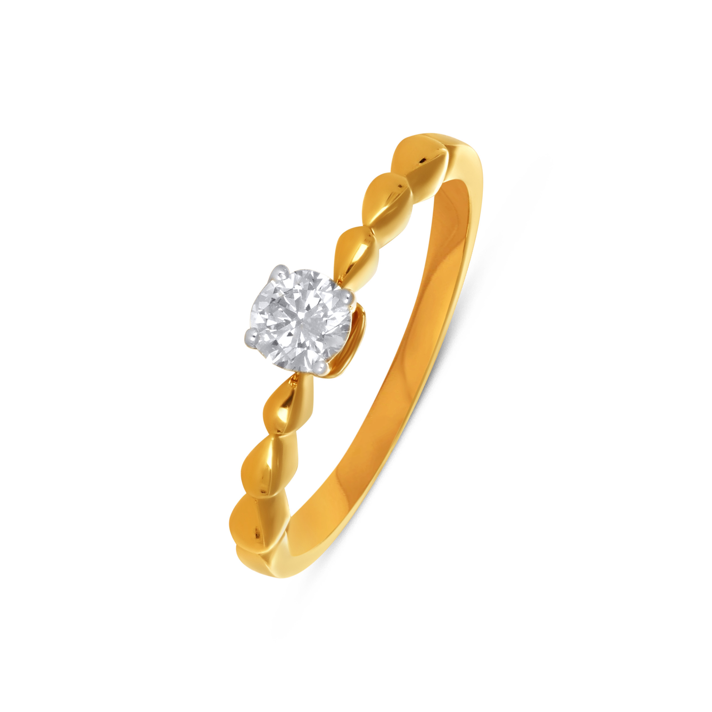 Radiant Embrace Solitaire Diamond Ring - Senco Gold and Diamonds
