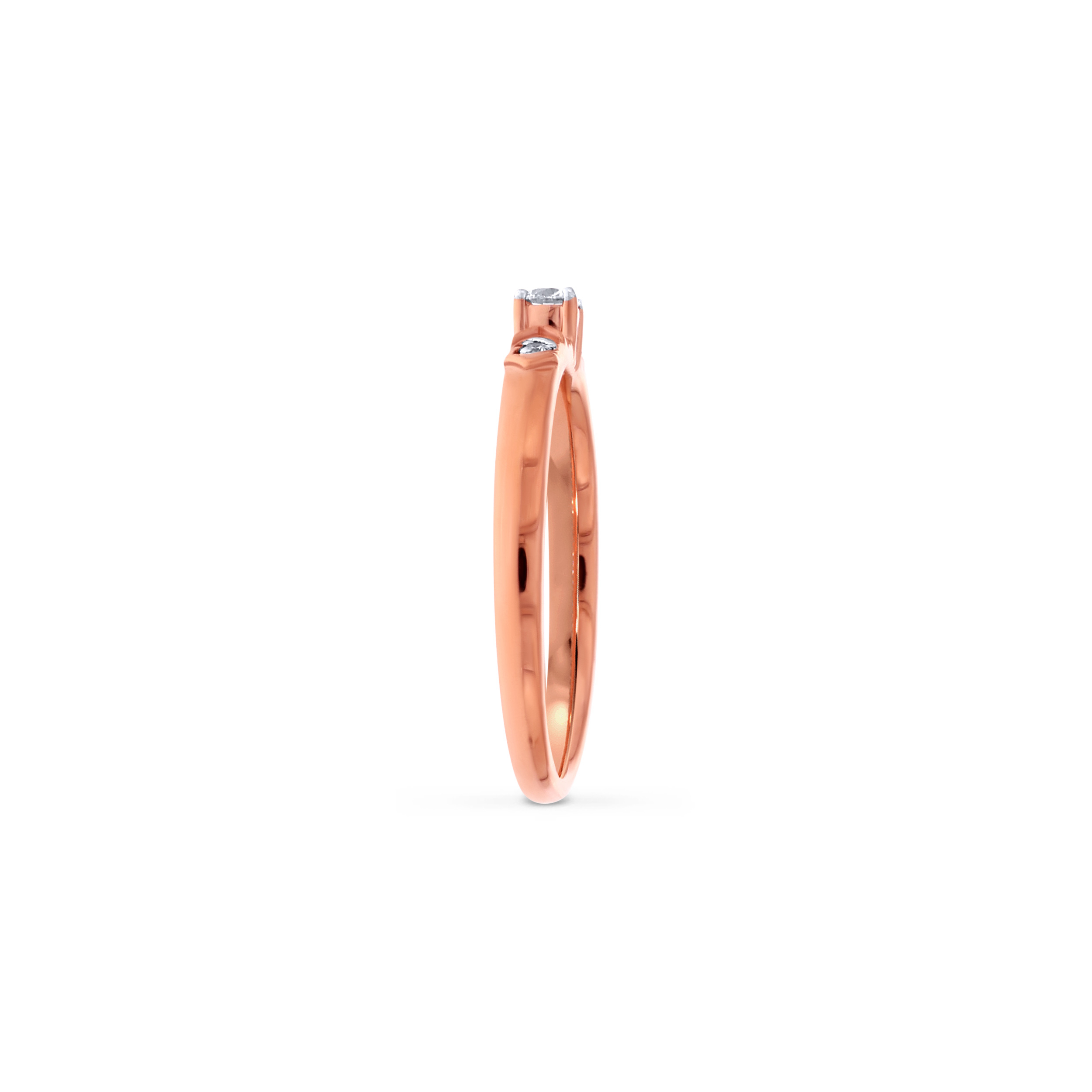 Rosy Embrace Solitaire Ring - Senco Gold and Diamonds
