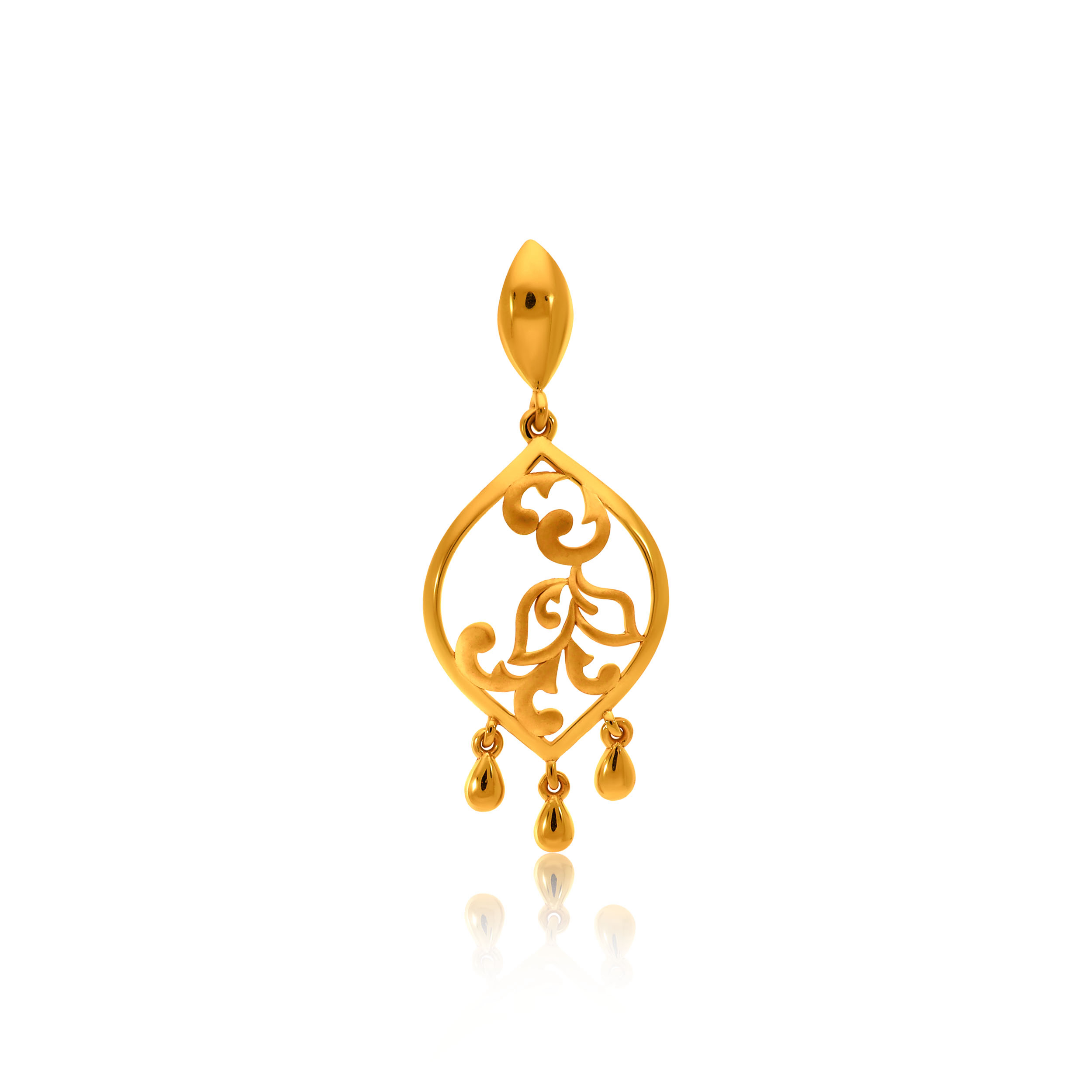 Harmonic Elegance Gold Pendant - Senco Gold and Diamonds