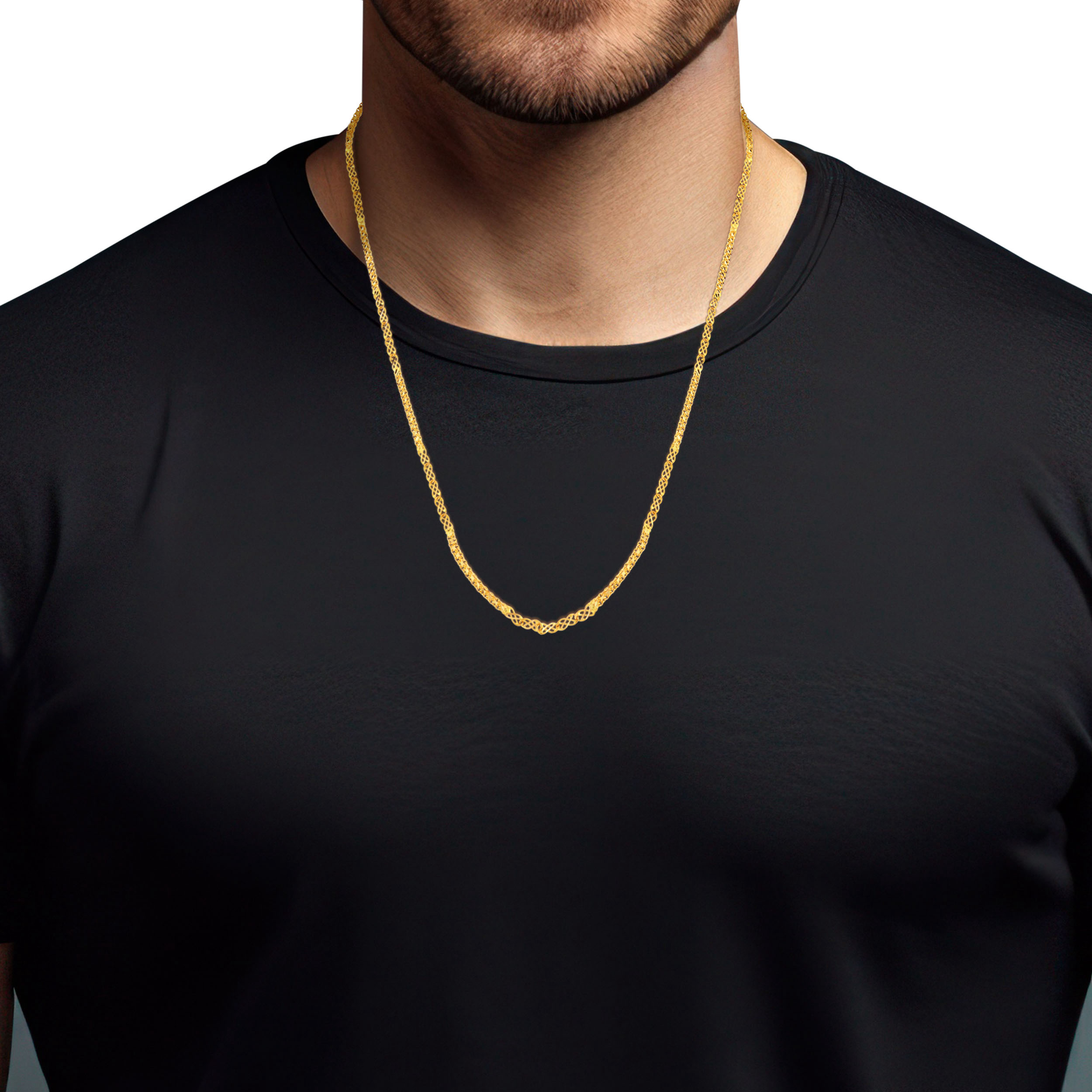22K Yellow Gold Unisex Gold Chain-GC-D000582246 - Senco Gold and Diamonds