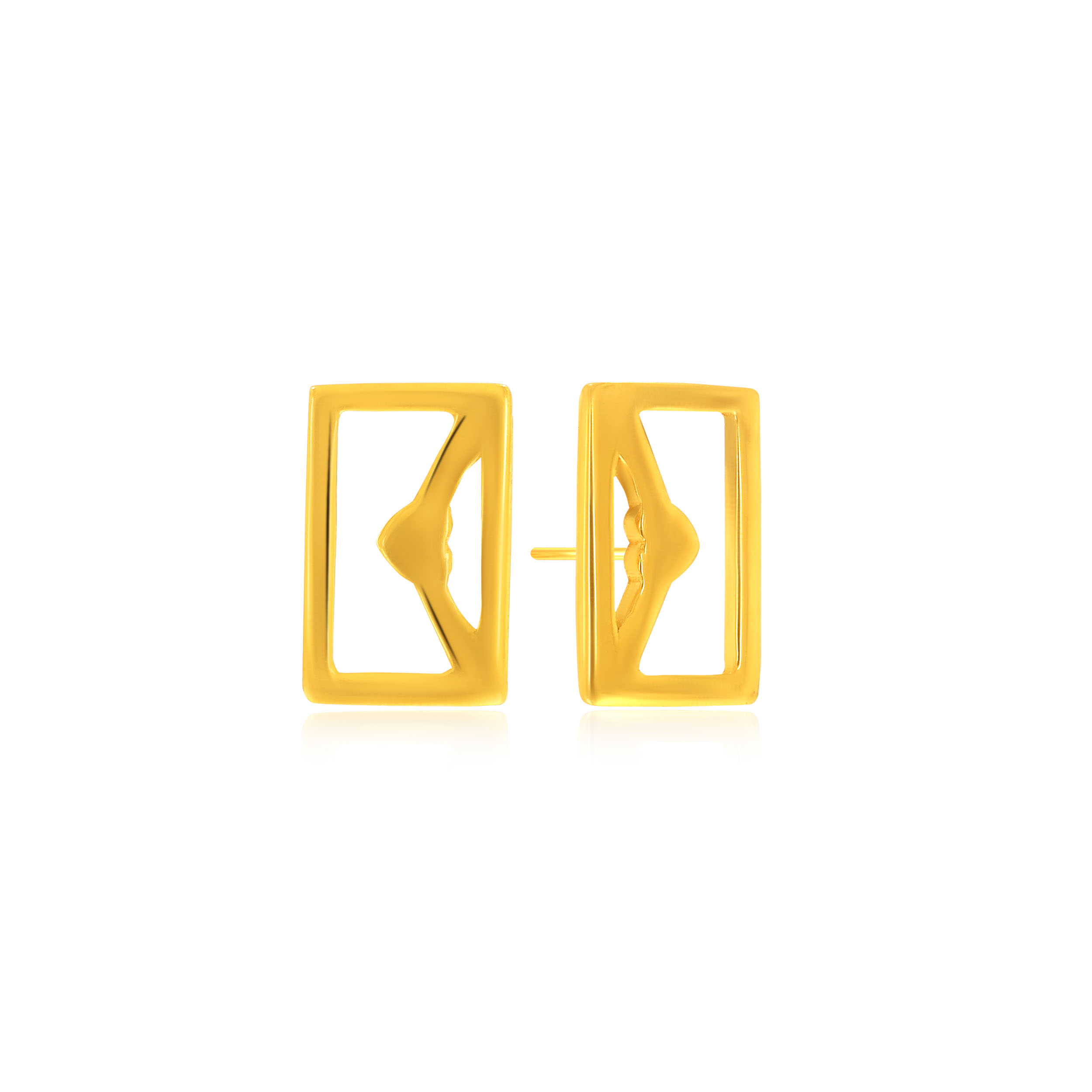 Gentle Love Kids Gold Studs - Senco Gold and Diamonds