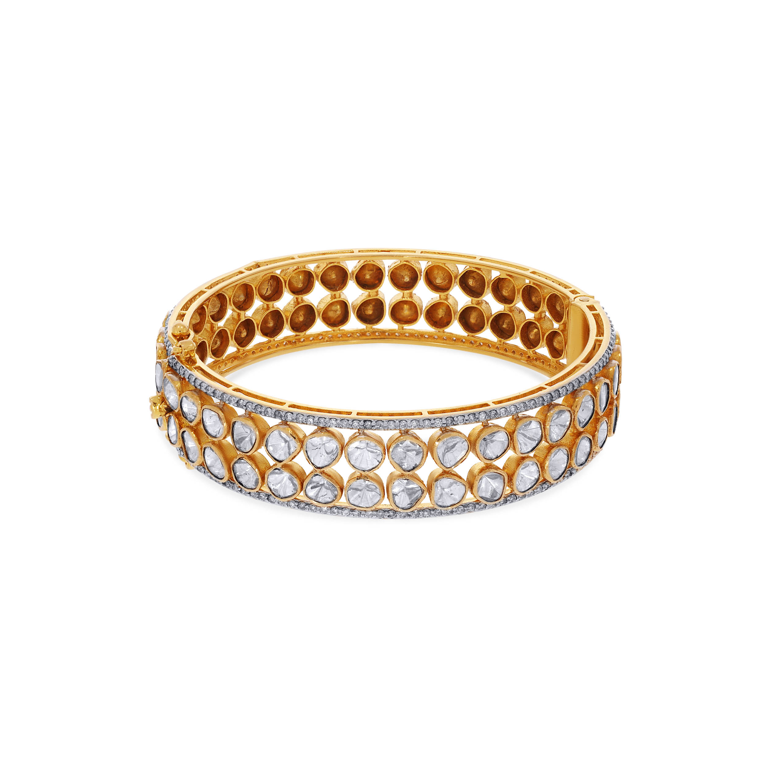 Regalia Polki Diamond Churi - Senco Gold and Diamonds