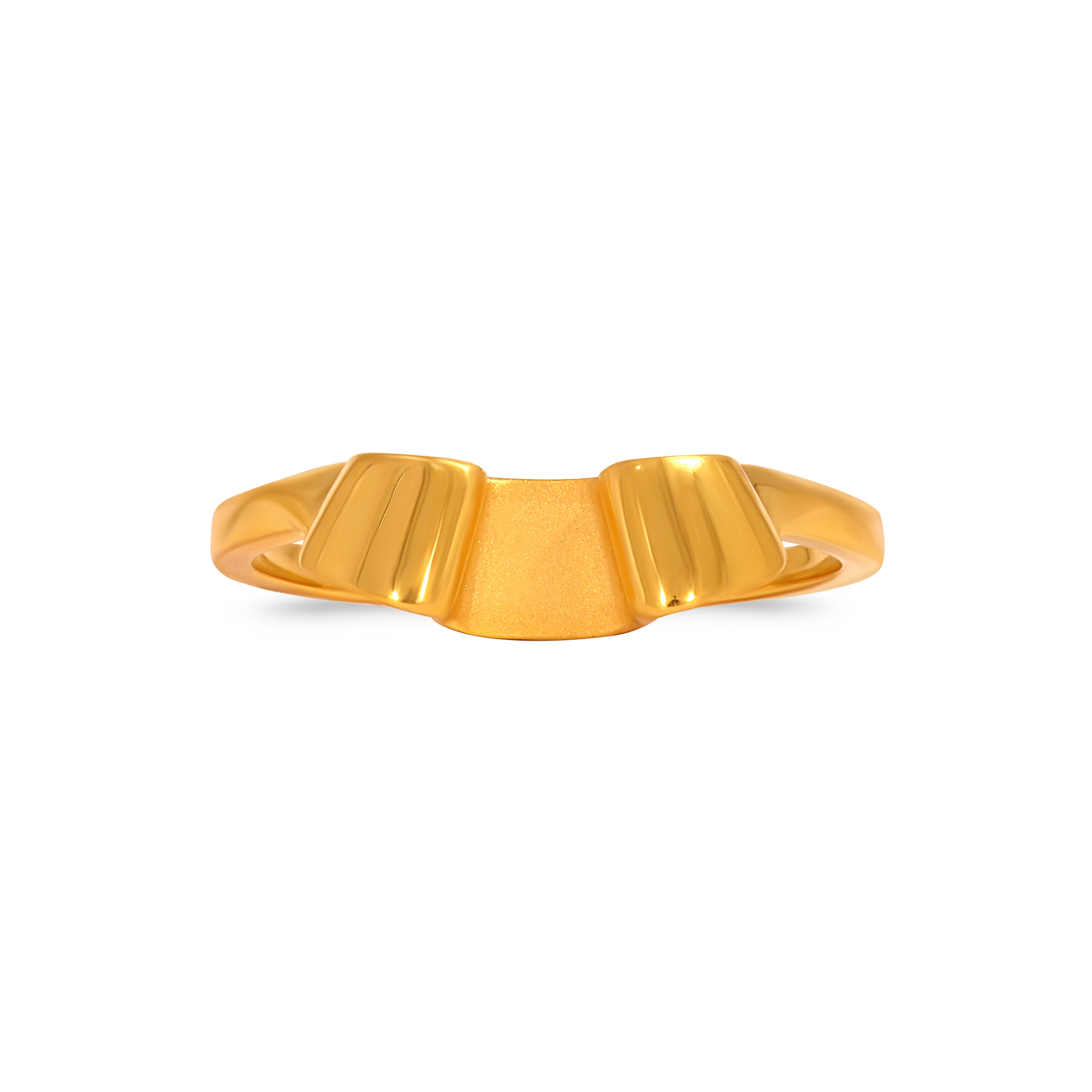 Contemporary Knot Gold Ring - Senco Gold and Diamonds