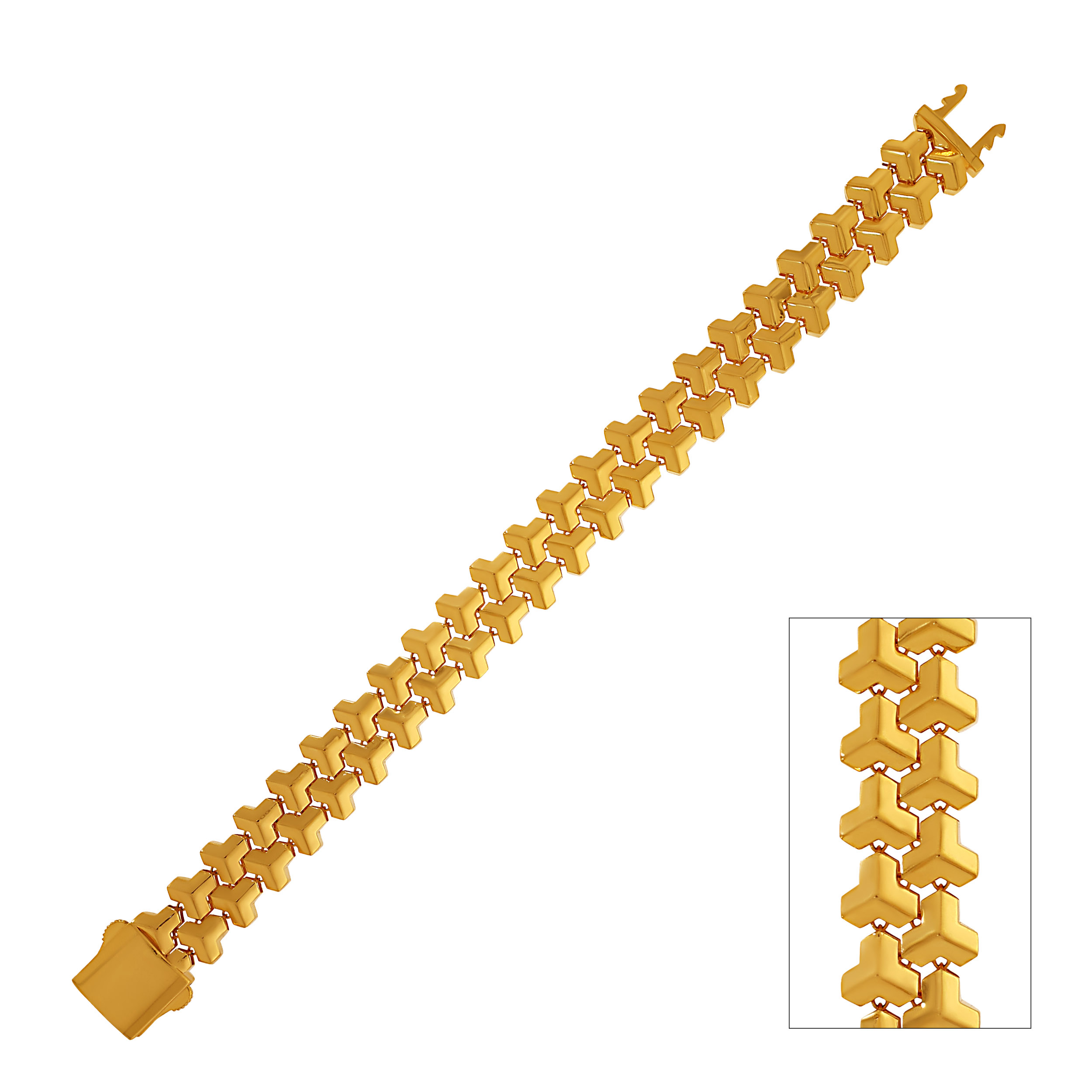 Modern Heritage Gold Men's Wristlet - Senco Gold and Diamonds