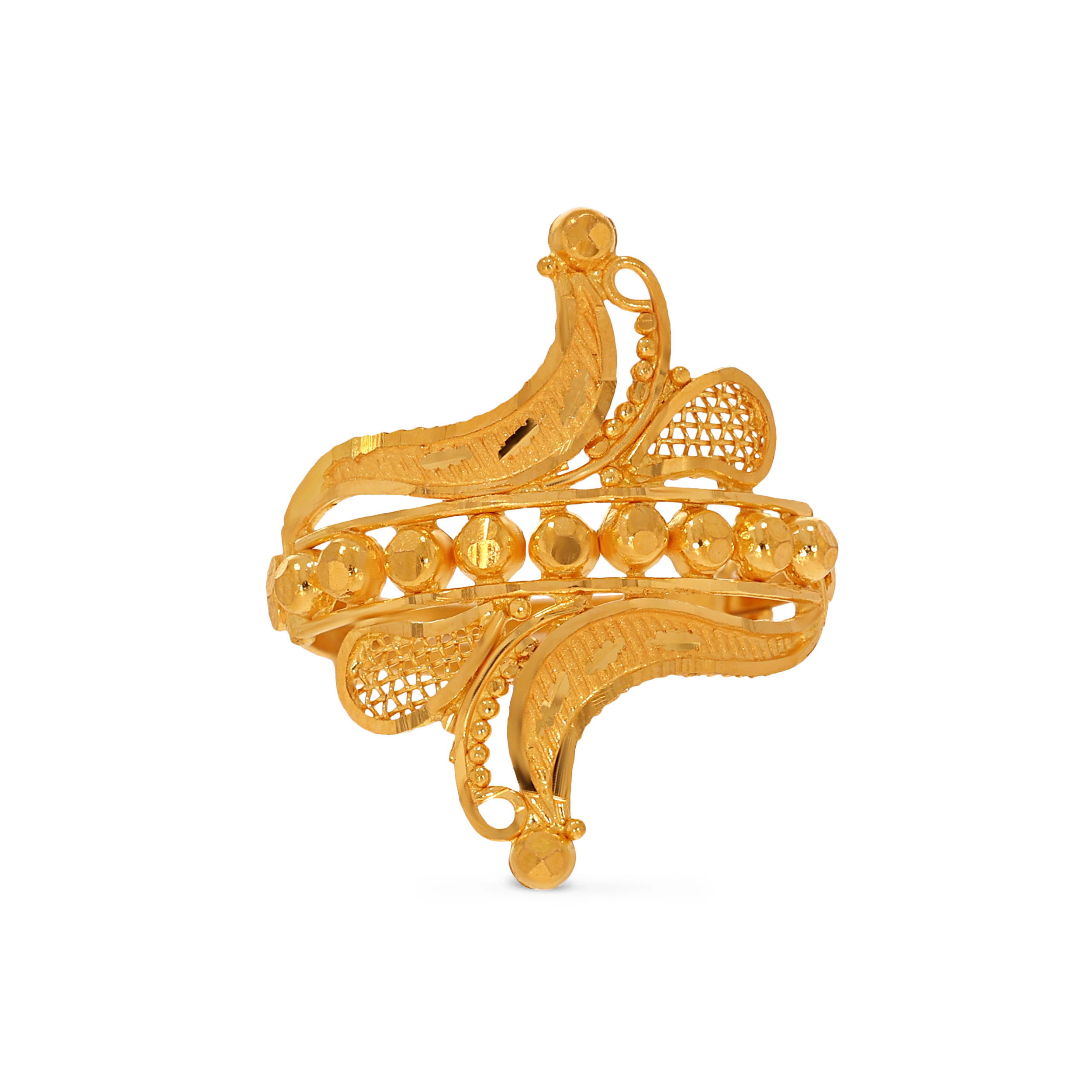 Decorative Detailing Gold Ring - Senco Gold and Diamonds