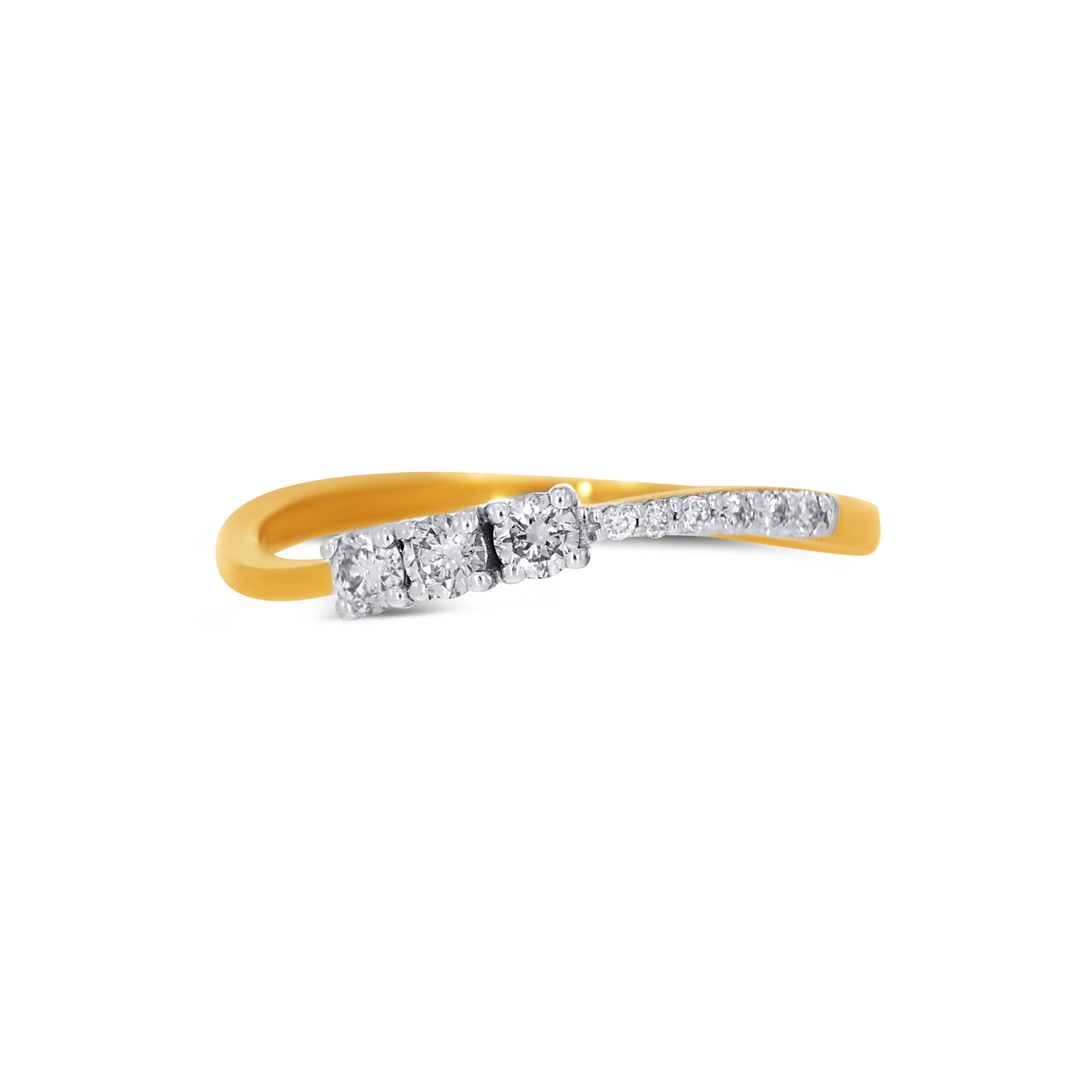 Parallel Starlight Diamond Ring - Senco Gold and Diamonds